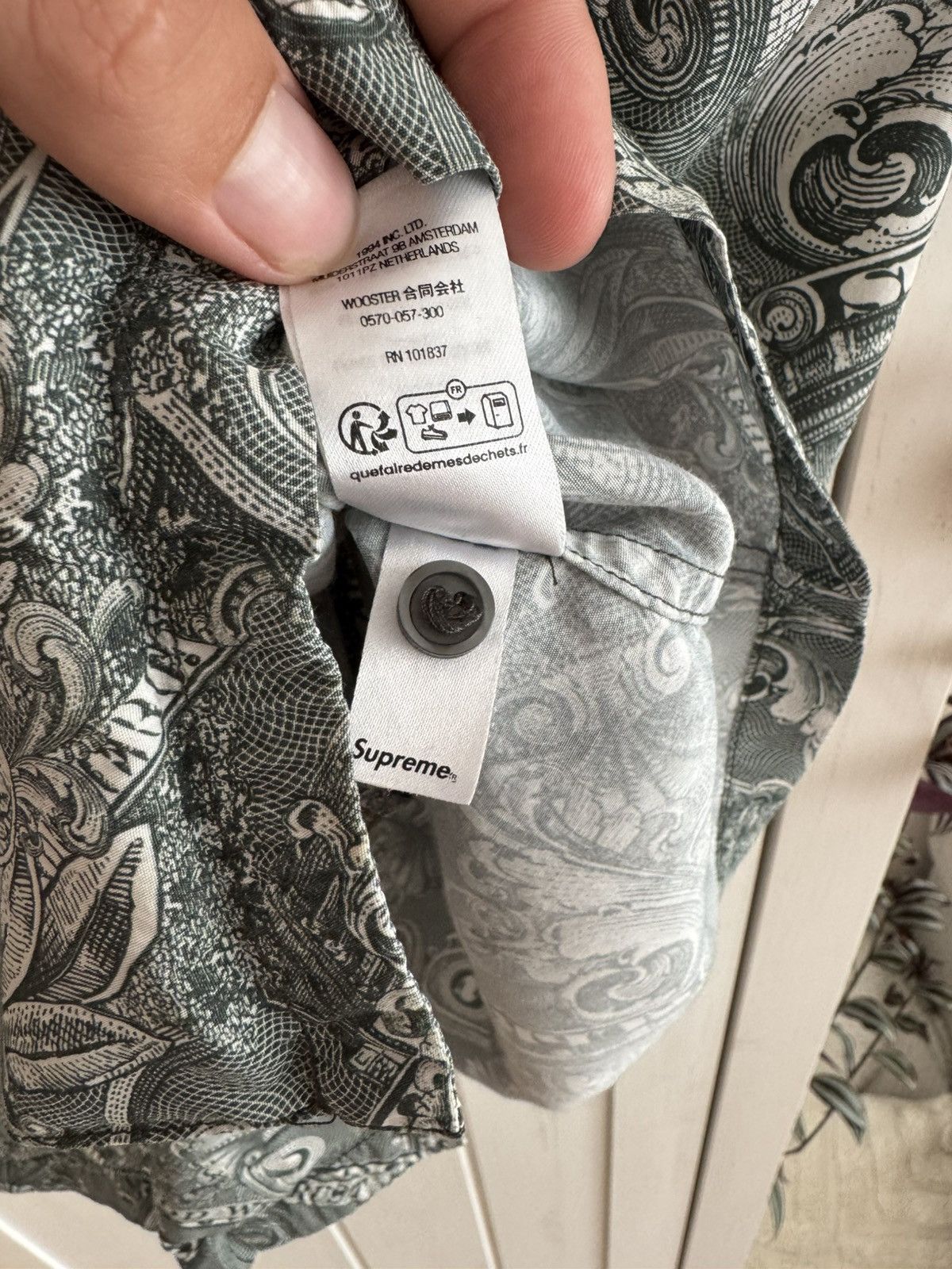 Supreme dollar s/s23 short shirt