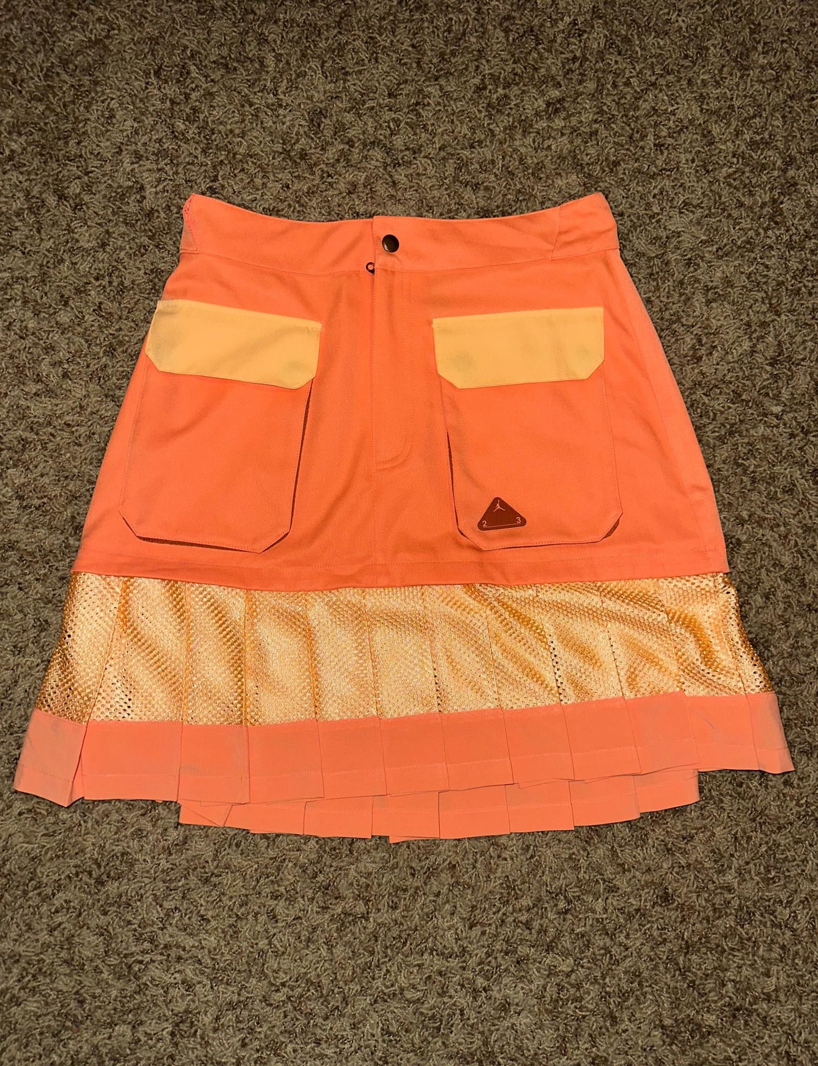 Jordan Brand Jordan Womens 23 Engineered Orange Skirt Dress Sample Size 28" / US 6 / IT 42 - 1 Thumbnail