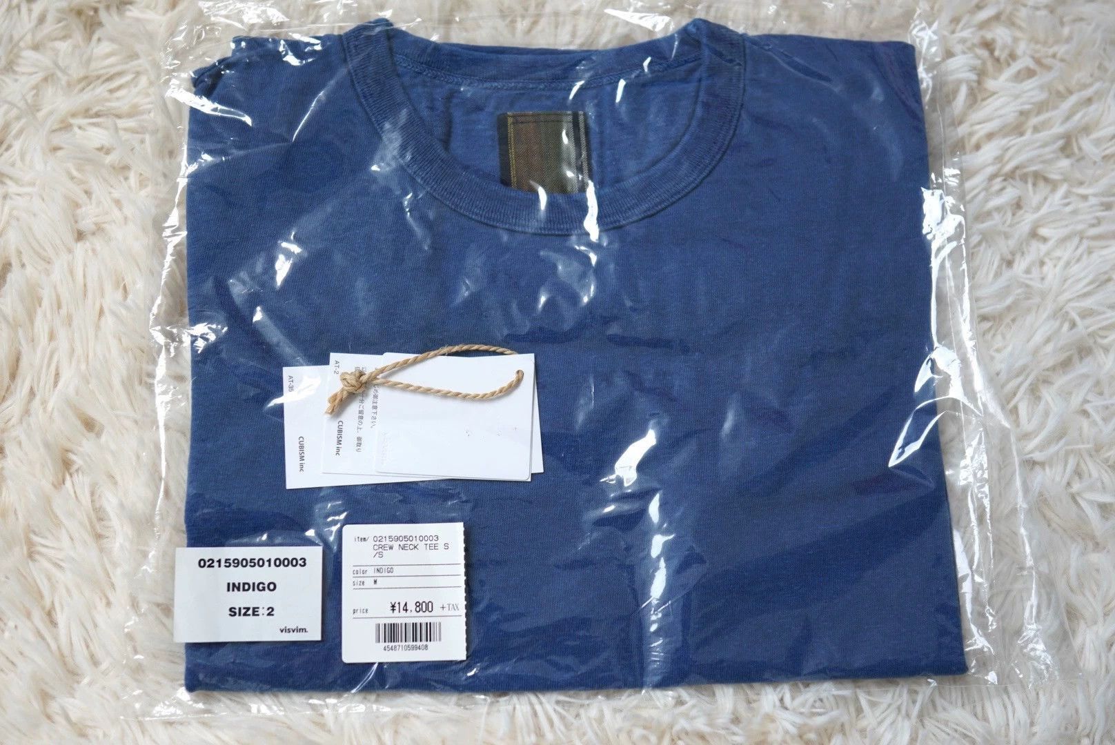 Visvim Blue Short Sleeve Crew Neck T-Shirt Size US M / EU 48-50 / 2 - 1 Thumbnail