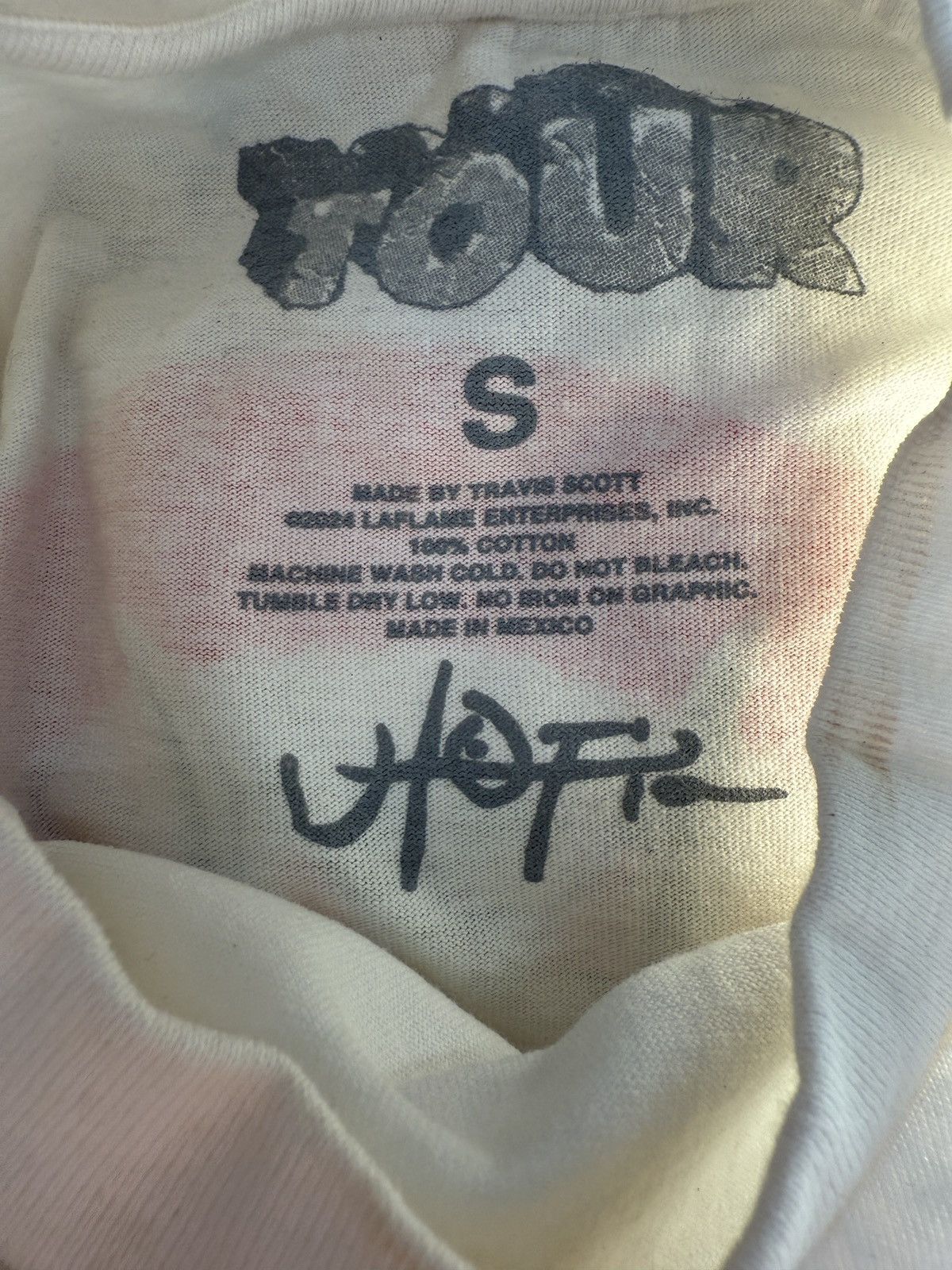 Travis Scott Travis Scott UTOPIA TOUR TEE 2024 SIZE S BRAND NEW Size US S / EU 44-46 / 1 - 5 Thumbnail