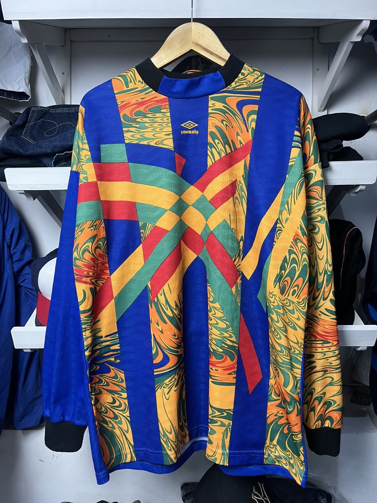Umbro Vintage Umbro Ajax Goalkeeper template Jersey Size US XL / EU 56 / 4 - 1 Thumbnail