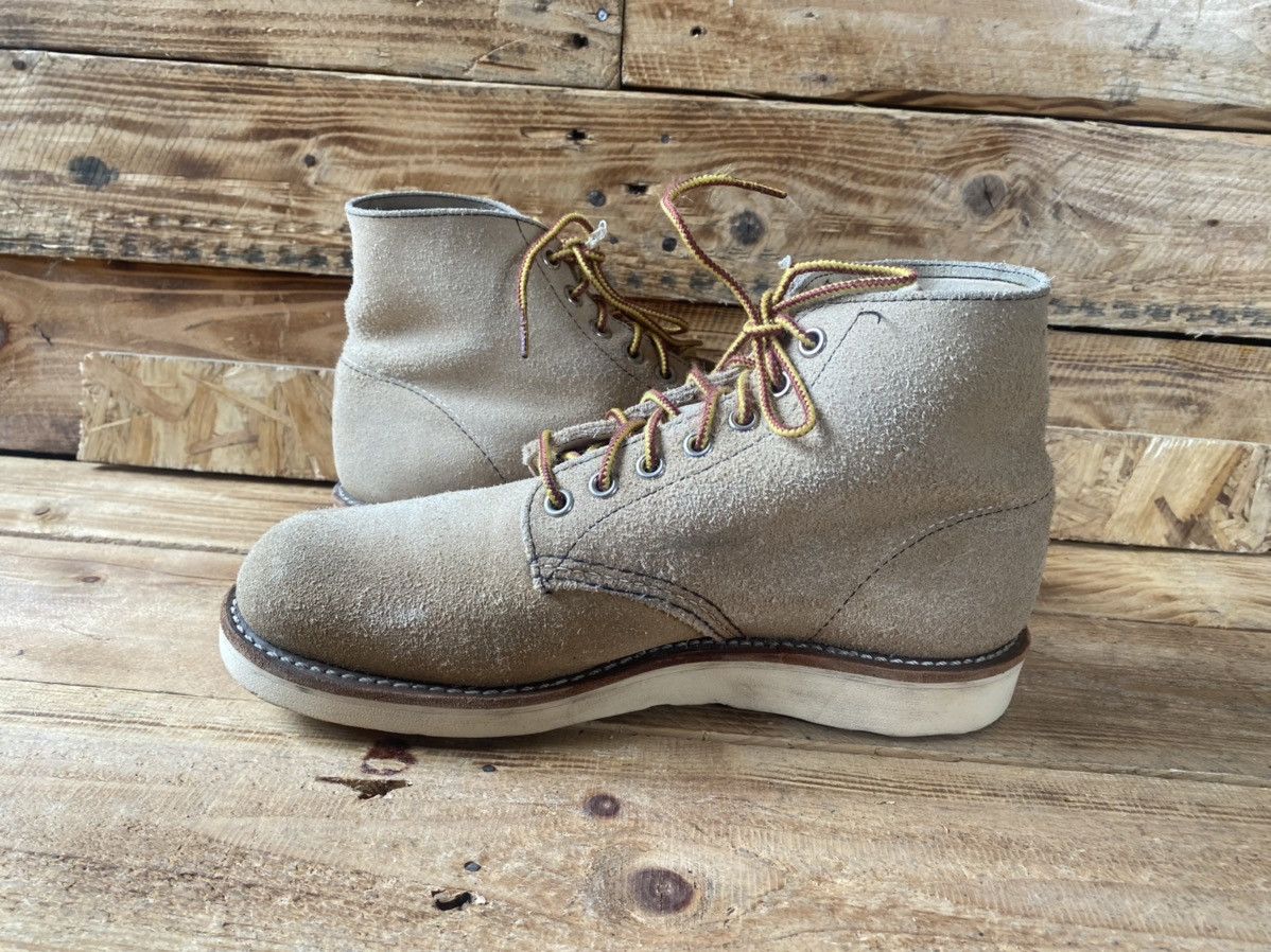 Red Wing Redwing roundtoe tan brown suede leather boots sz 39 Size US 7 / EU 40 - 10 Thumbnail