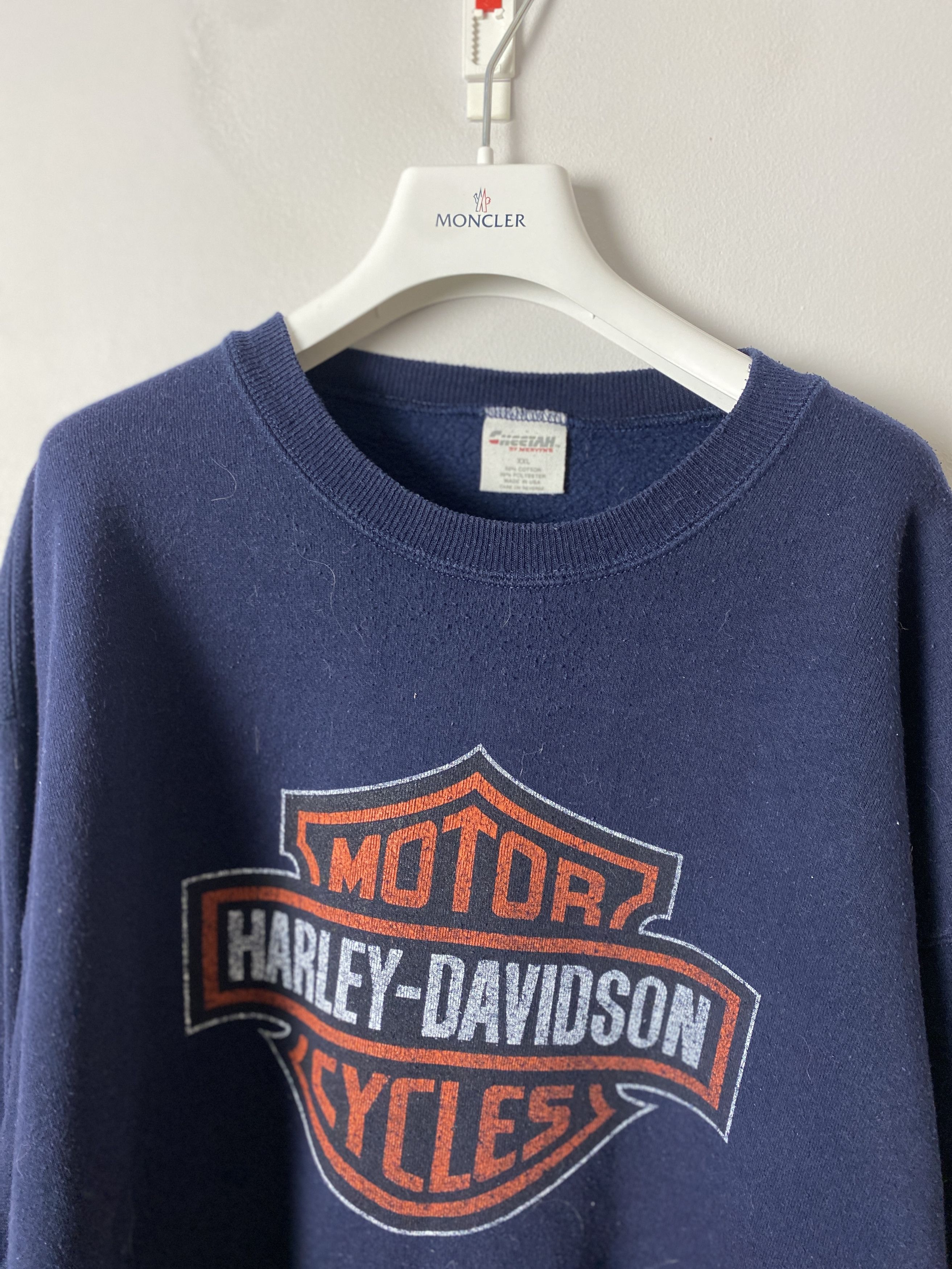 Harley Davidson × Vintage Harley Davidson big logo sweatshirt crewneck USA Size US XXL / EU 58 / 5 - 2 Thumbnail