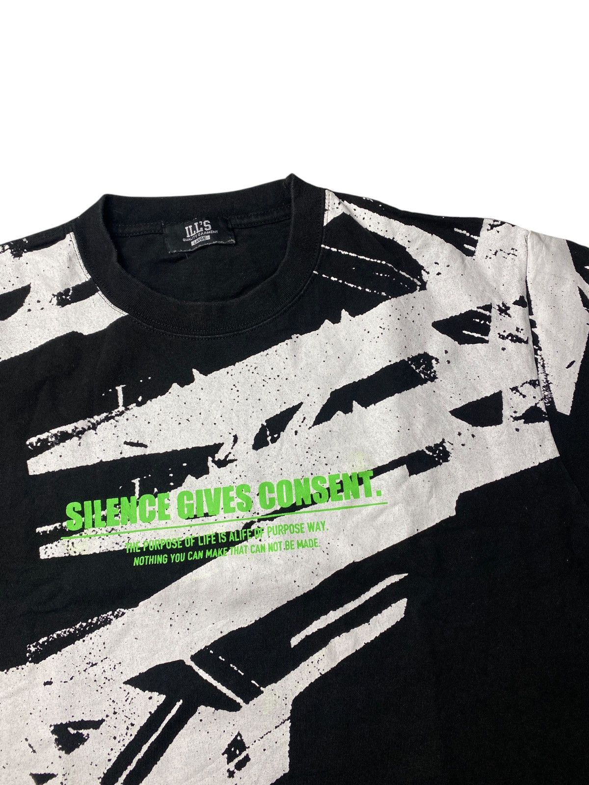 Beauty Beast 2000's Ill's Abstract Emotion Poem Shirt Size US M / EU 48-50 / 2 - 4 Thumbnail