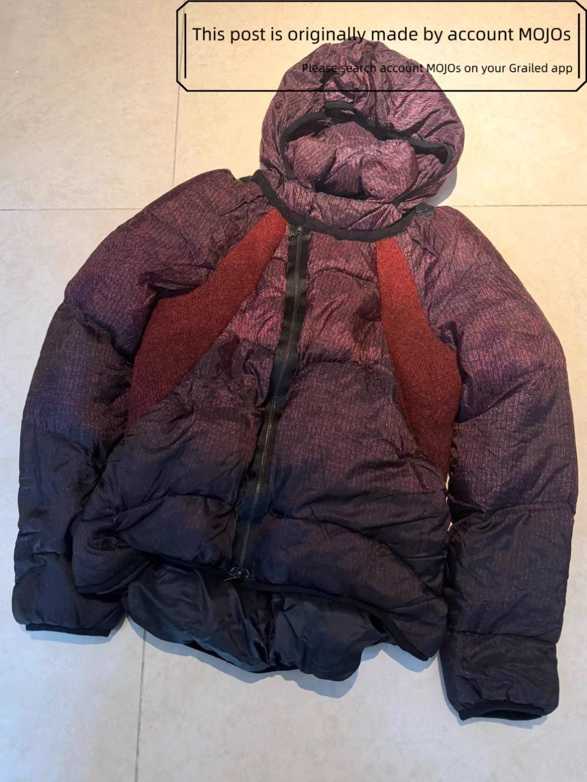 Undercover Sz 1 Undercover Pattern Laser Red Puffer Jacket mojos4718 Size US S / EU 44-46 / 1 - 2 Thumbnail