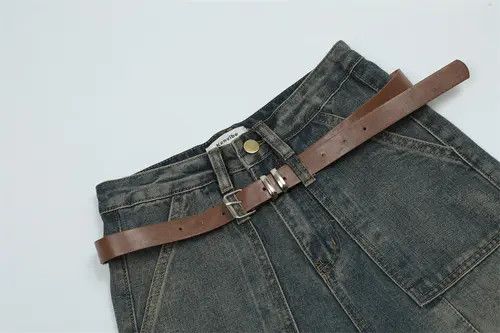 VIBE American retro distressed washed wide-leg jeans Size US 32 / EU 48 - 3 Thumbnail