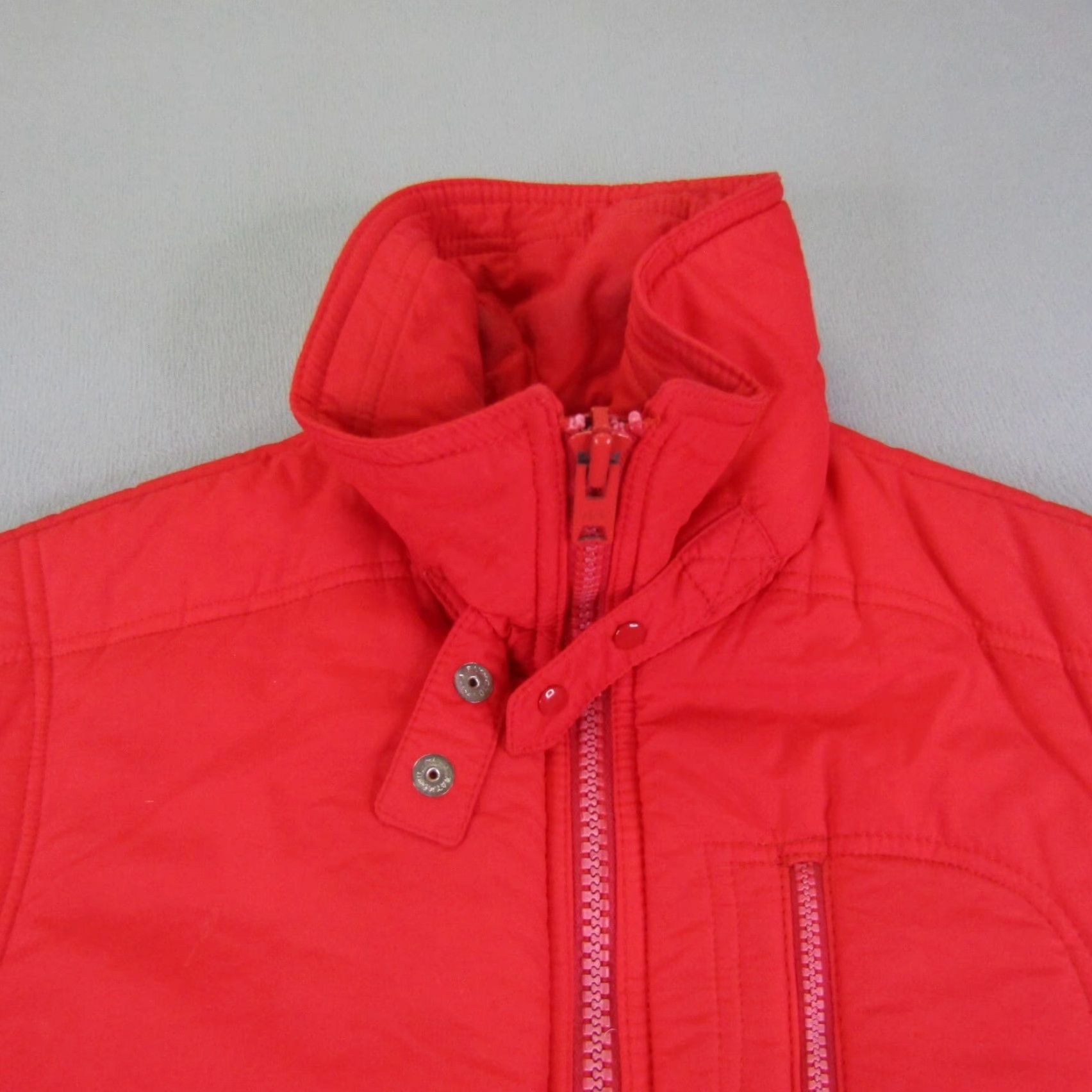 Burton VINTAGE Fusalp Jacket Womens XL Red Puffer Quilted Ski Coat BurtoN Made In France Size XL / US 12-14 / IT 48-50 - 2 Thumbnail