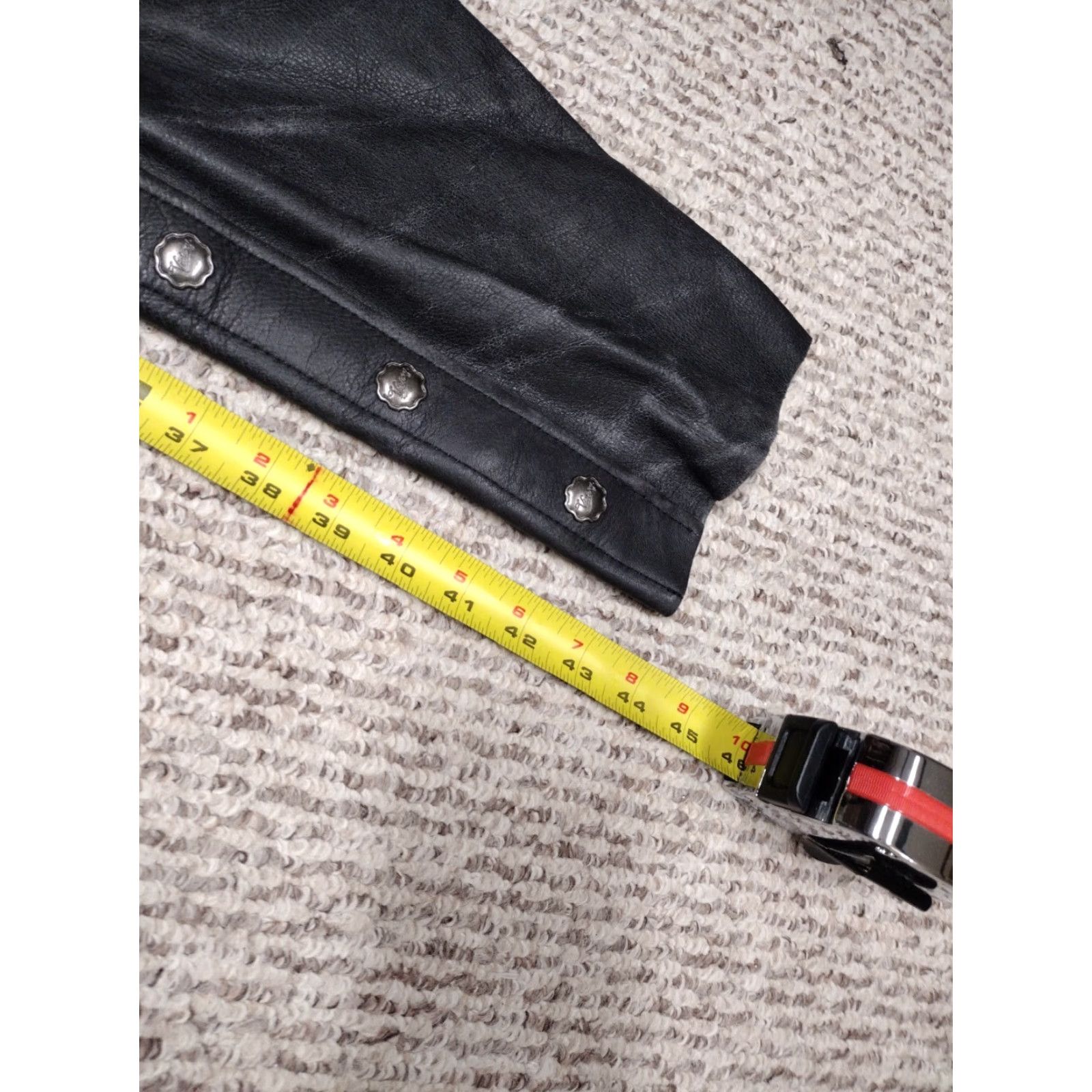 Vintage VINTAGE Victory Leather Motorcycle Biker Pants Womens 6 90s Punk Rock NWT Black Size 28" / US 6 / IT 42 - 7 Thumbnail