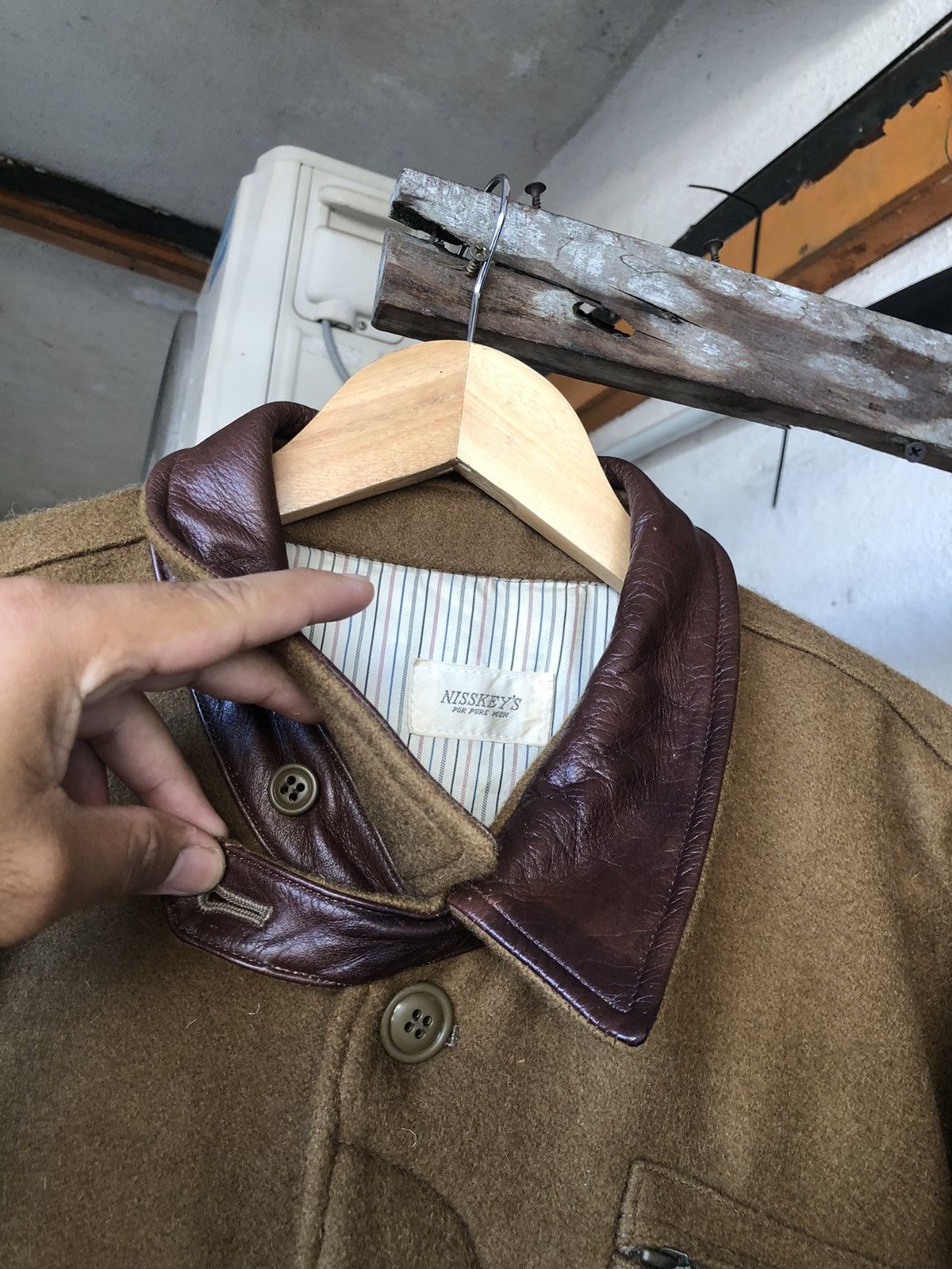 Vintage Rare🔥Vtg Nissley's Boston Club Mackinaw Cruiser Wool Jacket Size US XL / EU 56 / 4 - 7 Thumbnail