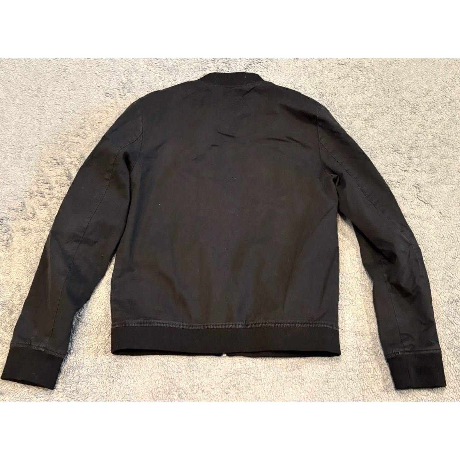 Asos ASOS Oversized Bomber Jacket Womens Medium Black Full Zip Casual Size M / US 6-8 / IT 42-44 - 5 Thumbnail