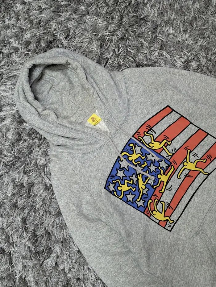 Keith Haring Keith Haring x UT Japan American Flag Sweatshirts Hoodie Size US XL / EU 56 / 4 - 4 Thumbnail