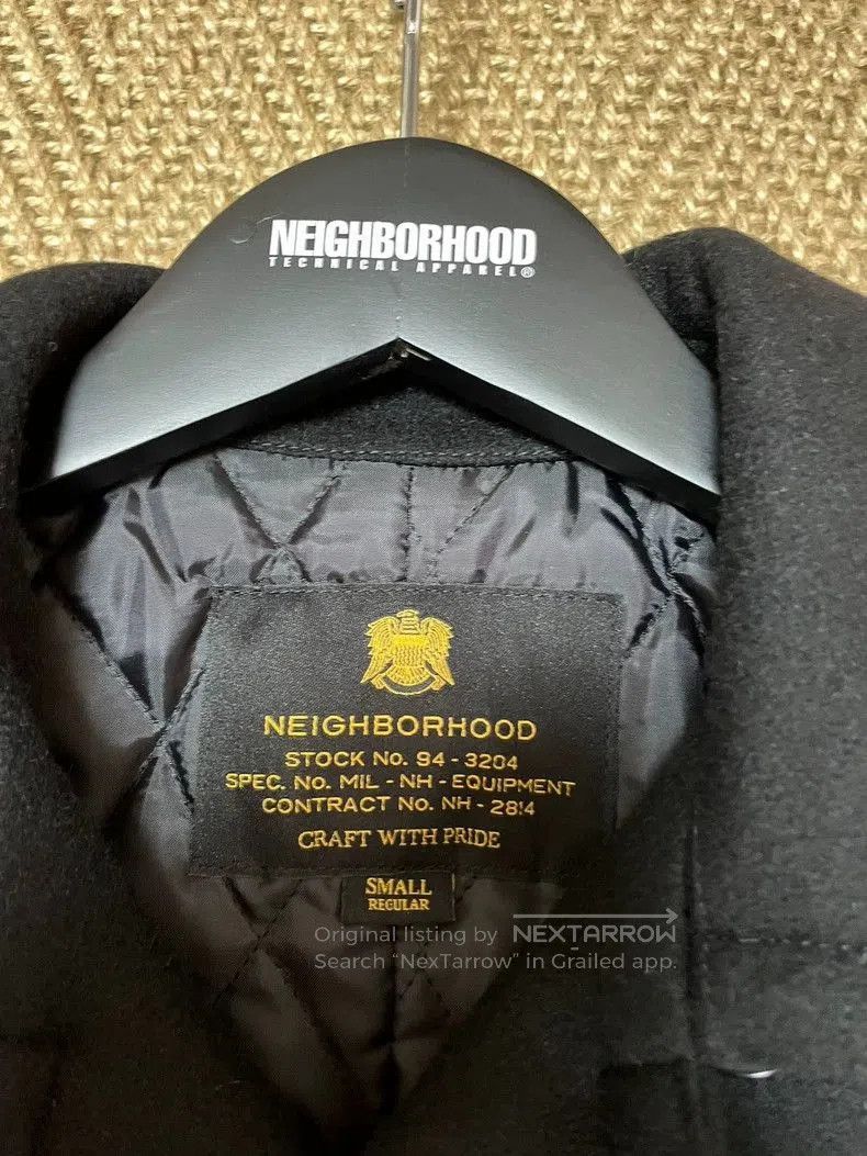Neighborhood NEIGHBORHOOD Wool Double-Breasted Coat. Size US S / EU 44-46 / 1 - 5 Thumbnail