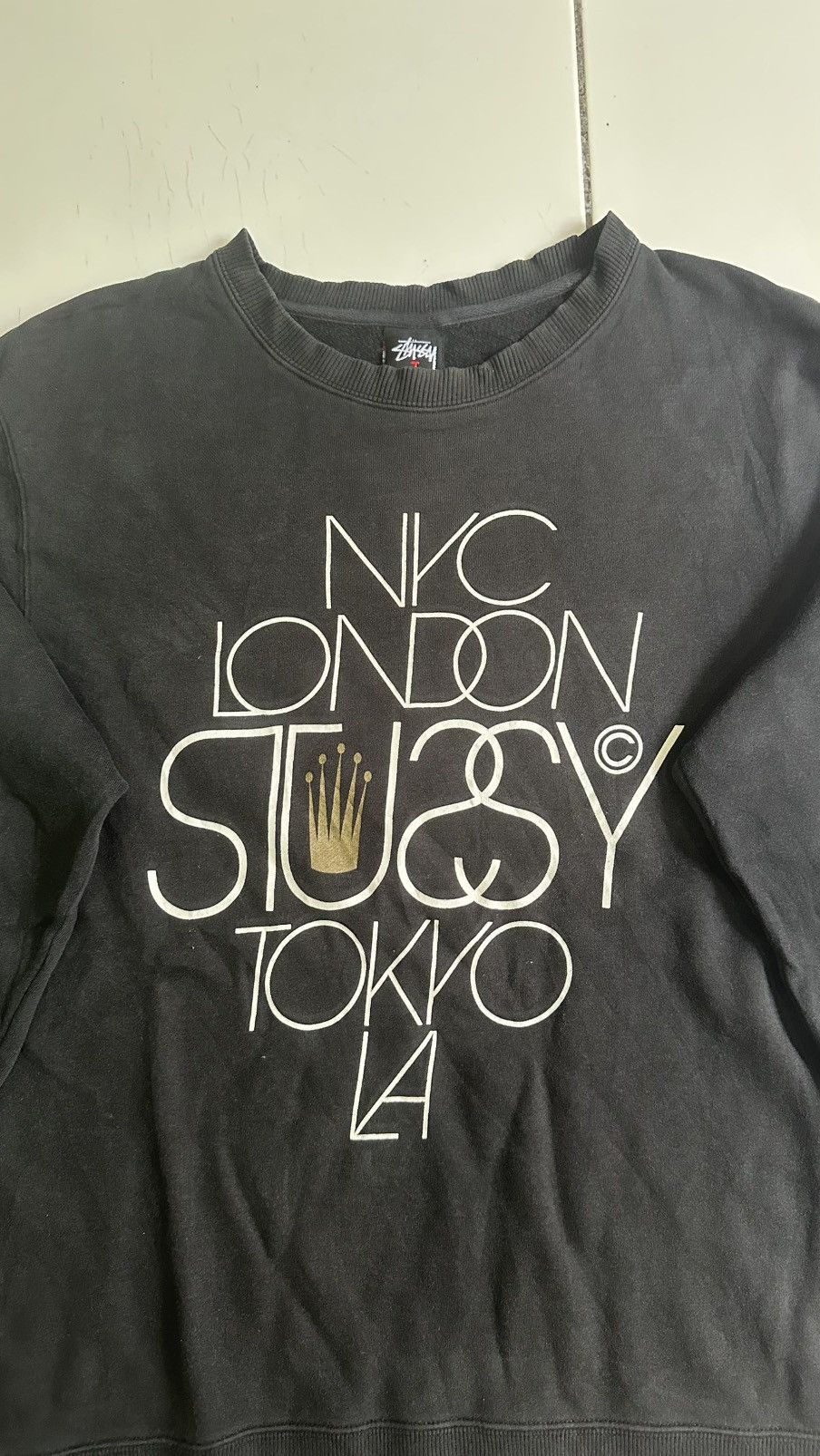 Stussy Vintage Stussy Nyc london tokyo La crewneck Size US L / EU 52-54 / 3 - 4 Thumbnail