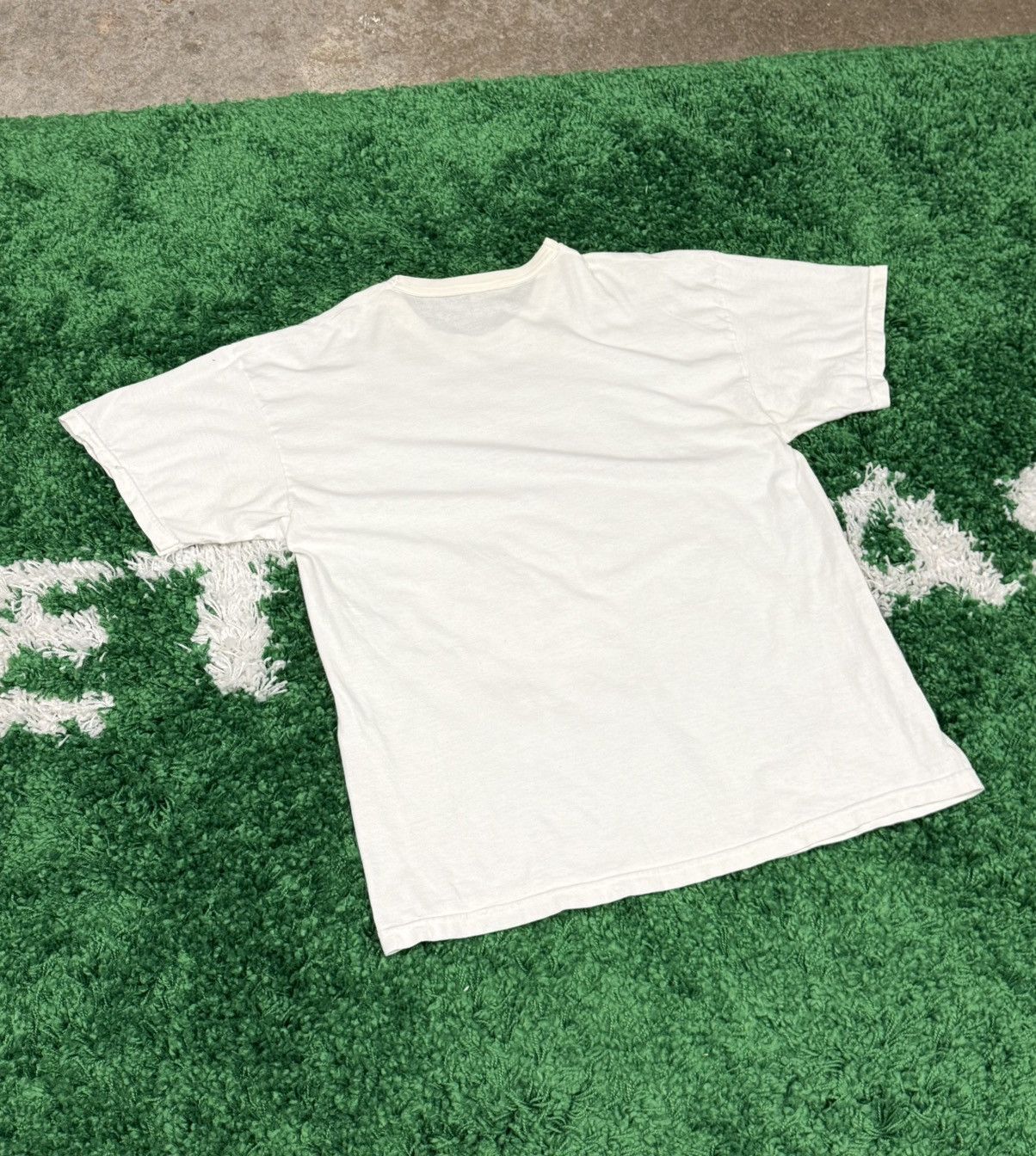 Vintage Vintage NYC New York City USA America Screenstar White Tee Size US L / EU 52-54 / 3 - 4 Thumbnail