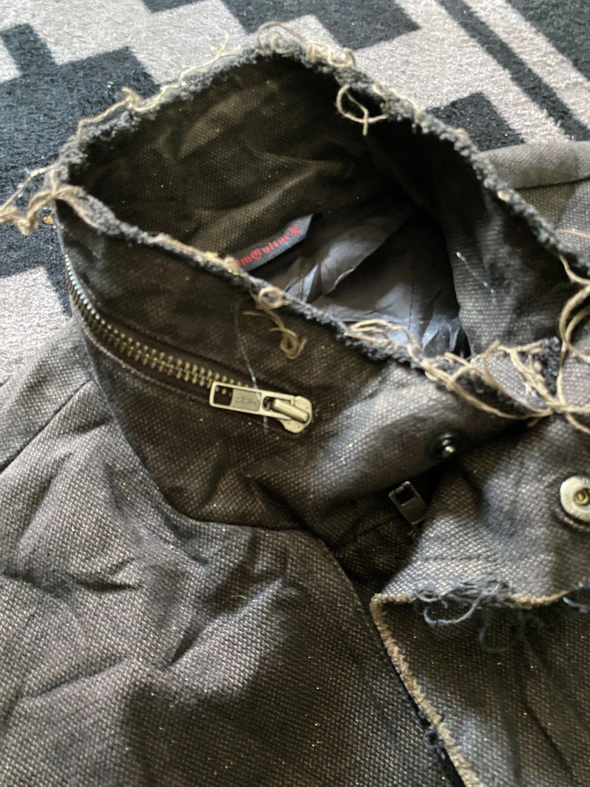 14th Addiction Custome culture distressed glitter punk jacket Size US M / EU 48-50 / 2 - 5 Thumbnail