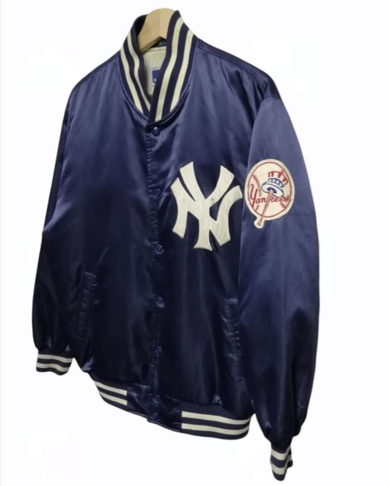 MLB VINTAGE NEW YORK YANKEES MLB SATIN VARSITY JACKET Size US M / EU 48-50 / 2 - 1 Thumbnail