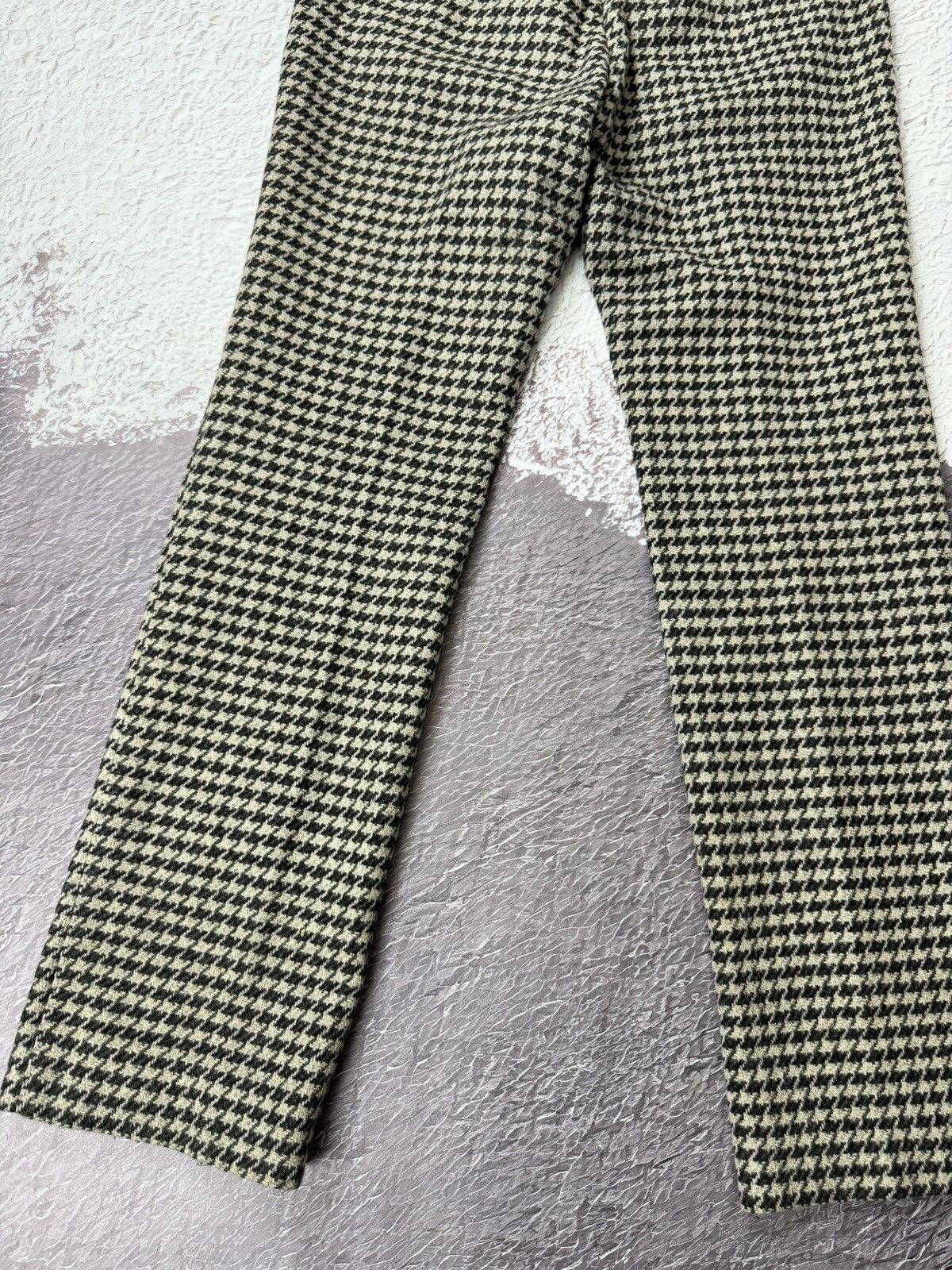 Bally Bally Wool Gray houndstooth casual classic pants Size US 30 / EU 46 - 17 Thumbnail