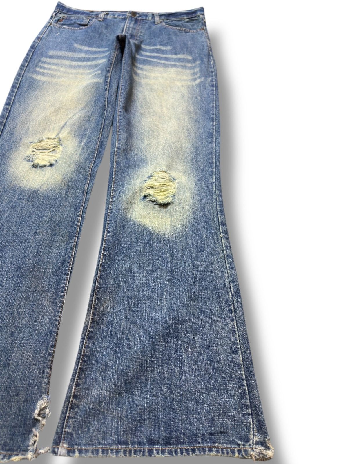 Abercrombie & Fitch Vintage Abercombie&Fitch Flare Bootcut Mudwash Denim Size US 34 / EU 50 - 4 Thumbnail