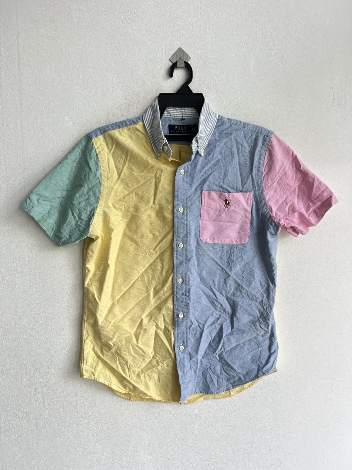 Polo Ralph Lauren Fun Pastel Colourblock Oxford Shirt