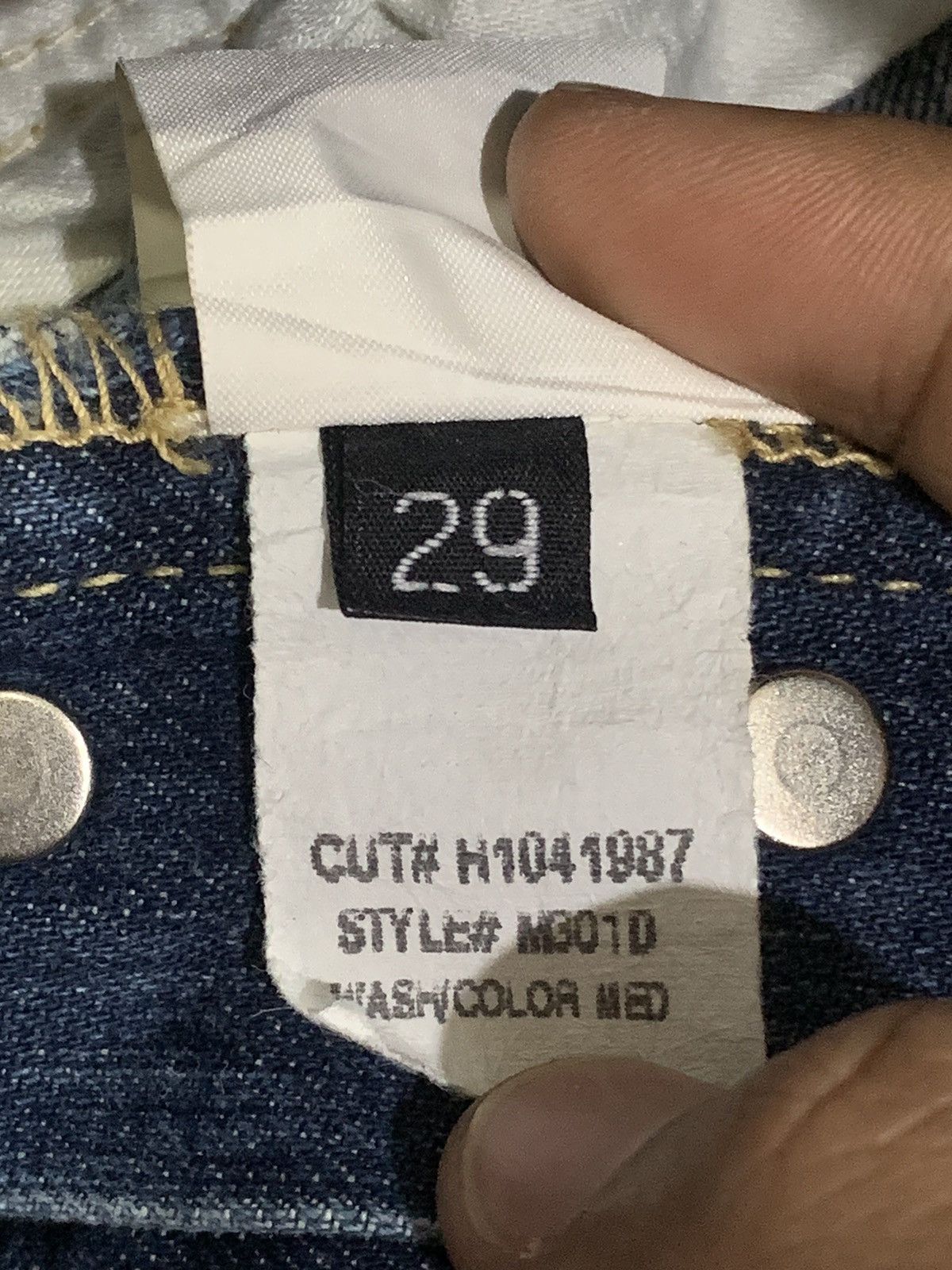 Hudson Vintage Hudson American Distressed Denim Pants (A14) Size US 29 - 16 Thumbnail