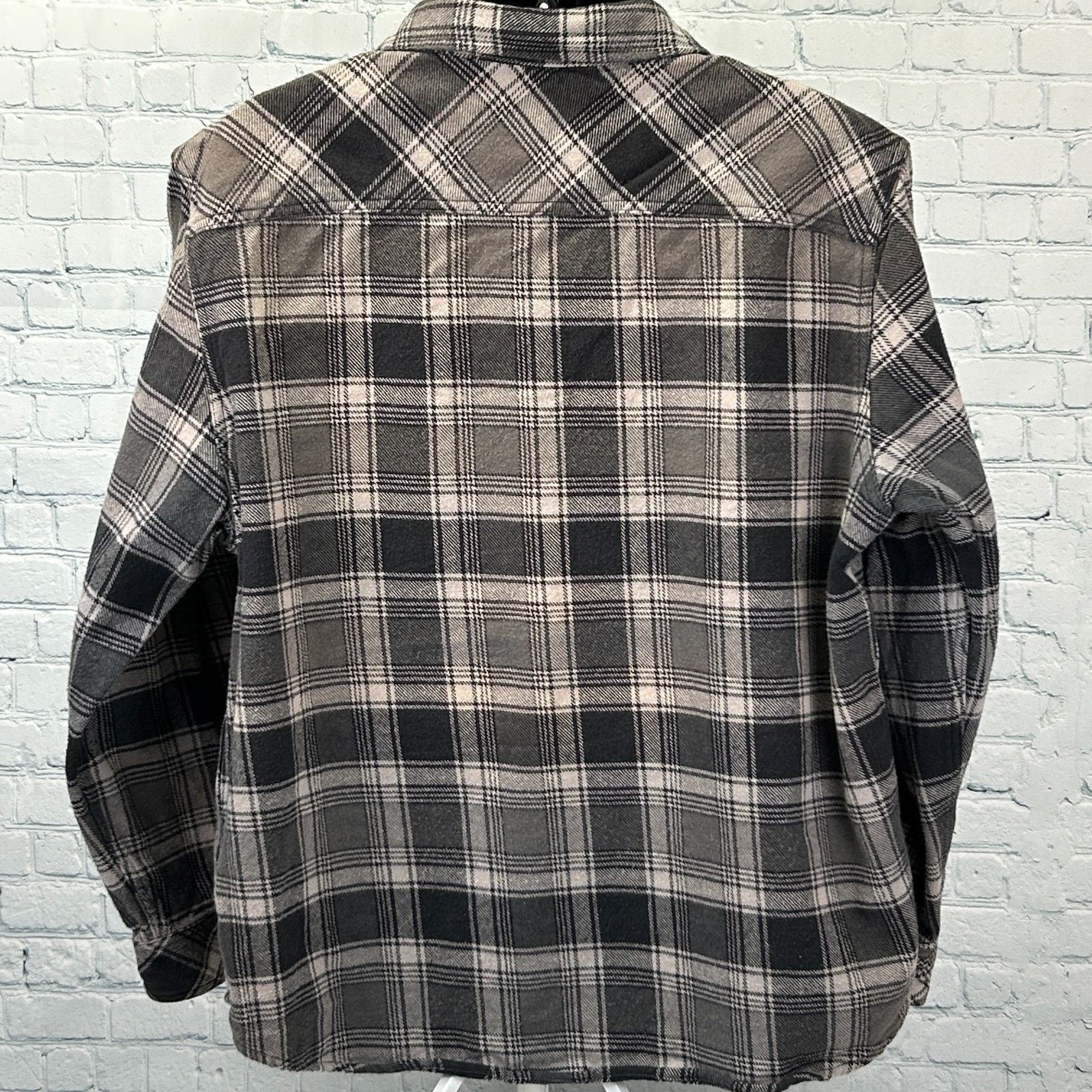Dickies Dickies Heavyweight Flannel Button Front Shirt Gray 2XL XXL Size US XXL / EU 58 / 5 - 3 Thumbnail