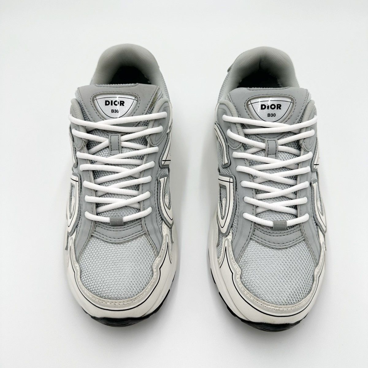 Dior Christian Dior B30 Silver Grey White Size US 8 / EU 41 - 2 Thumbnail