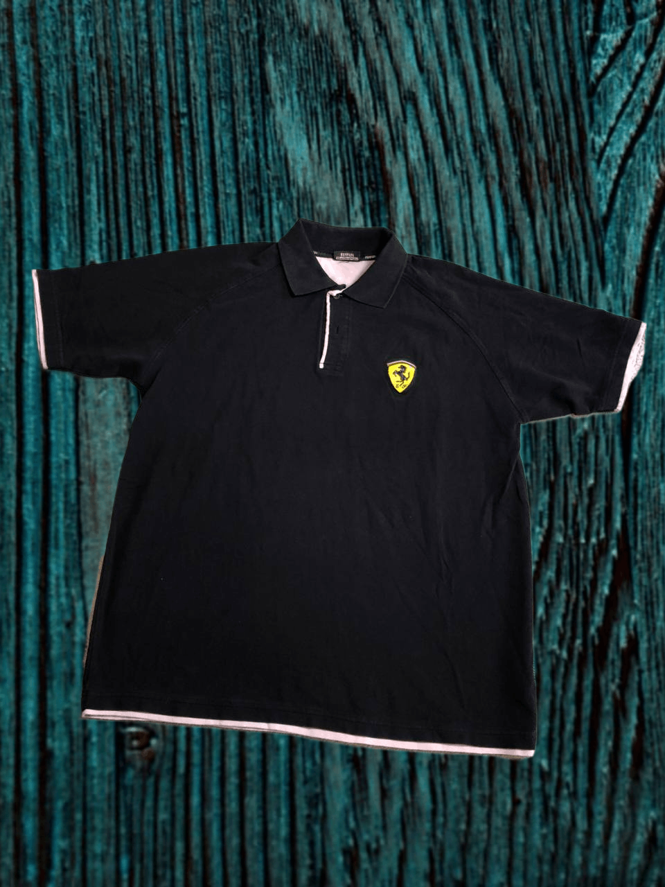 Ferrari Ferrari 1998 Vintage Polo T-Shirt Official Licensed Black Size US L / EU 52-54 / 3 - 1 Thumbnail