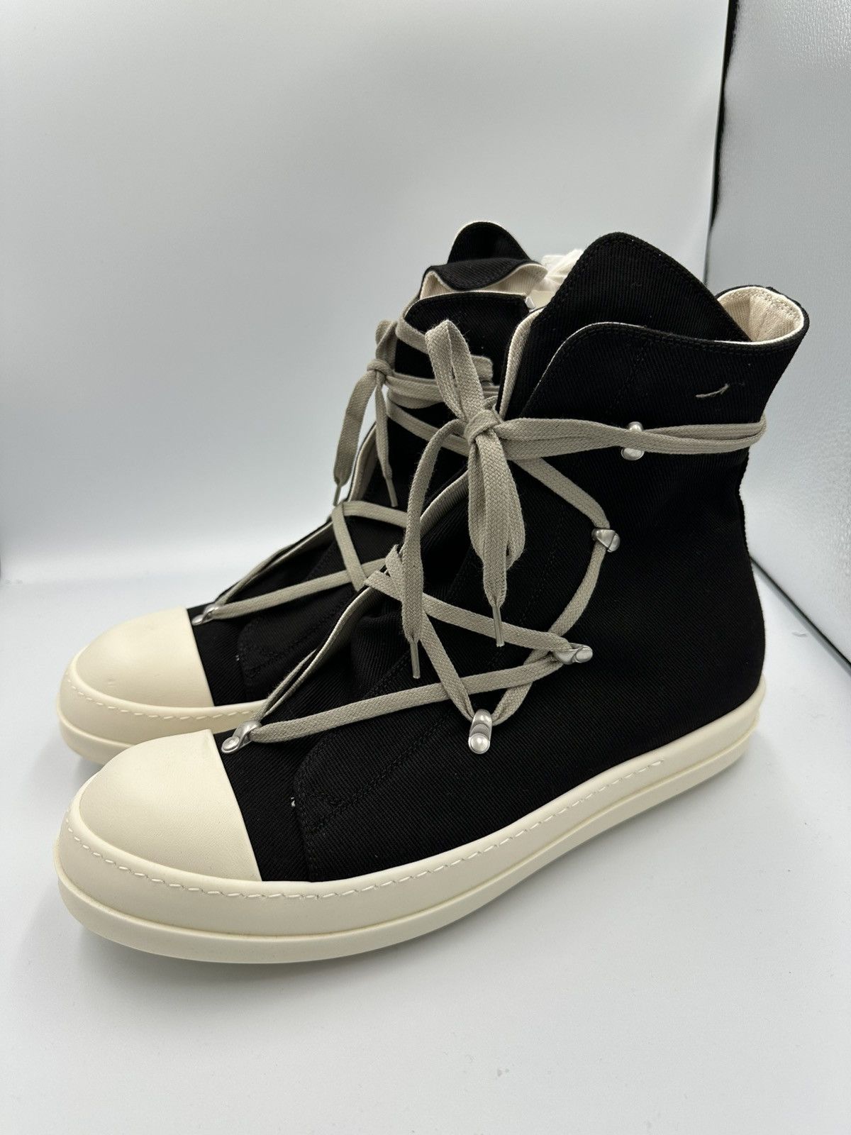 Rick Owens Drkshdw Rick Owens DRKSHDW Hexa High Sneakers Size US 13 / EU 46 - 3 Thumbnail