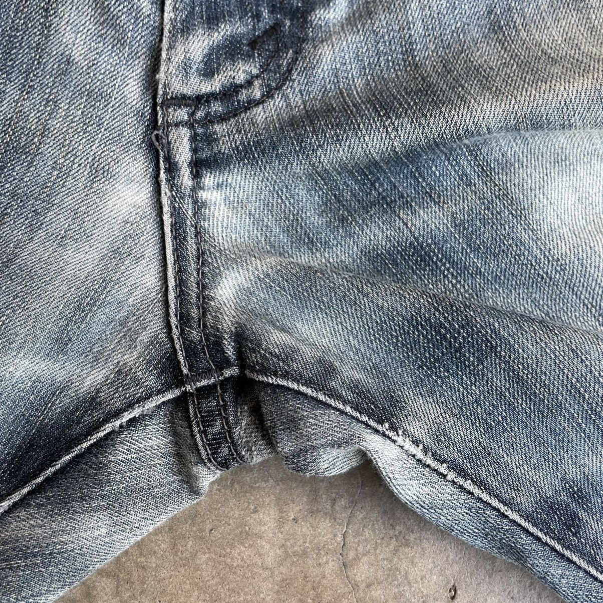 Edwin 🔥Vintage Edwin Premio Jeans Ripped Distress Denim Jeans Size US 32 / EU 48 - 8 Thumbnail