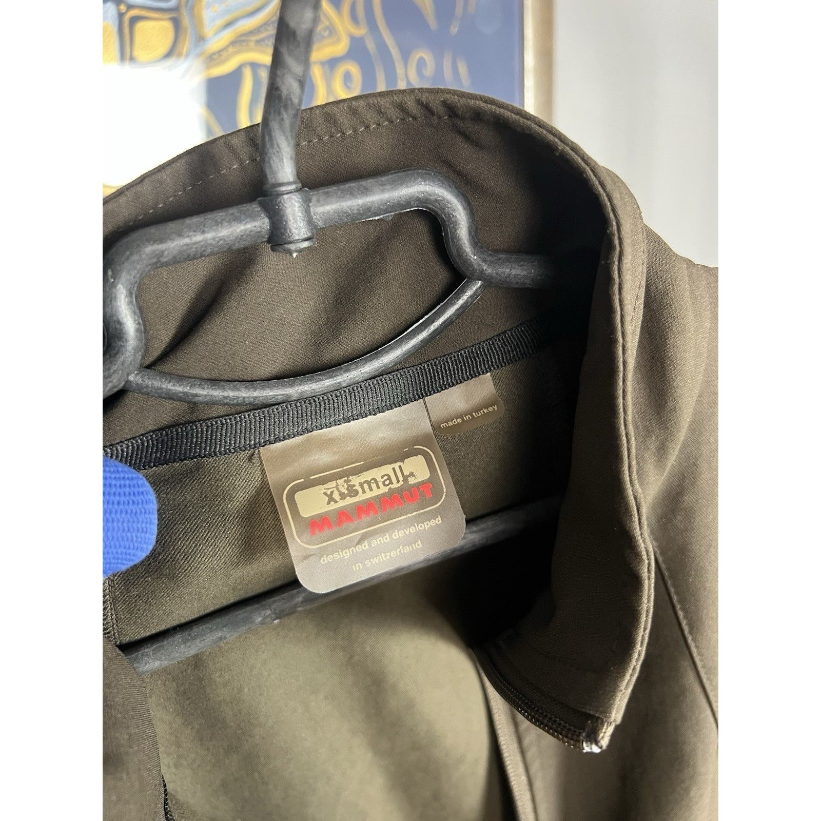 Mammut Mammut Softtech Men`s Khaki Green Softshell Jacket Size XS Size US XS / EU 42 / 0 - 10 Thumbnail