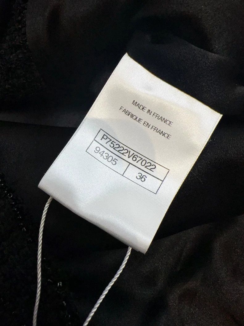 Chanel Chanel 23A black beaded striped two-pocket gold buckle wov Size XS / US 0-2 / IT 36-38 - 5 Thumbnail