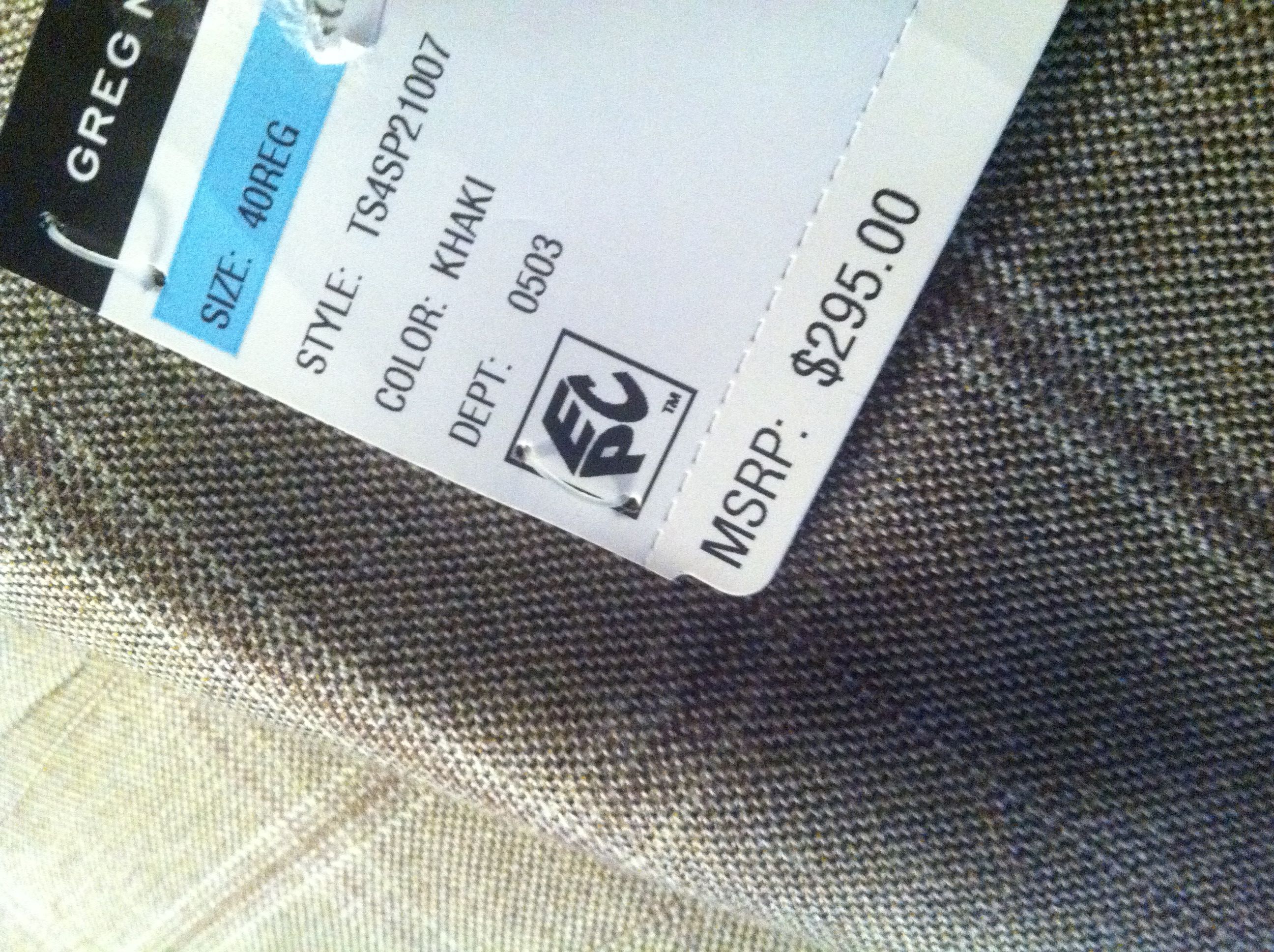 Tasso Elba TASSO ELBA MENS NEW 65%POLYESTER 35%RAYON SPORT JACKET 40R Size 40R - 9 Thumbnail