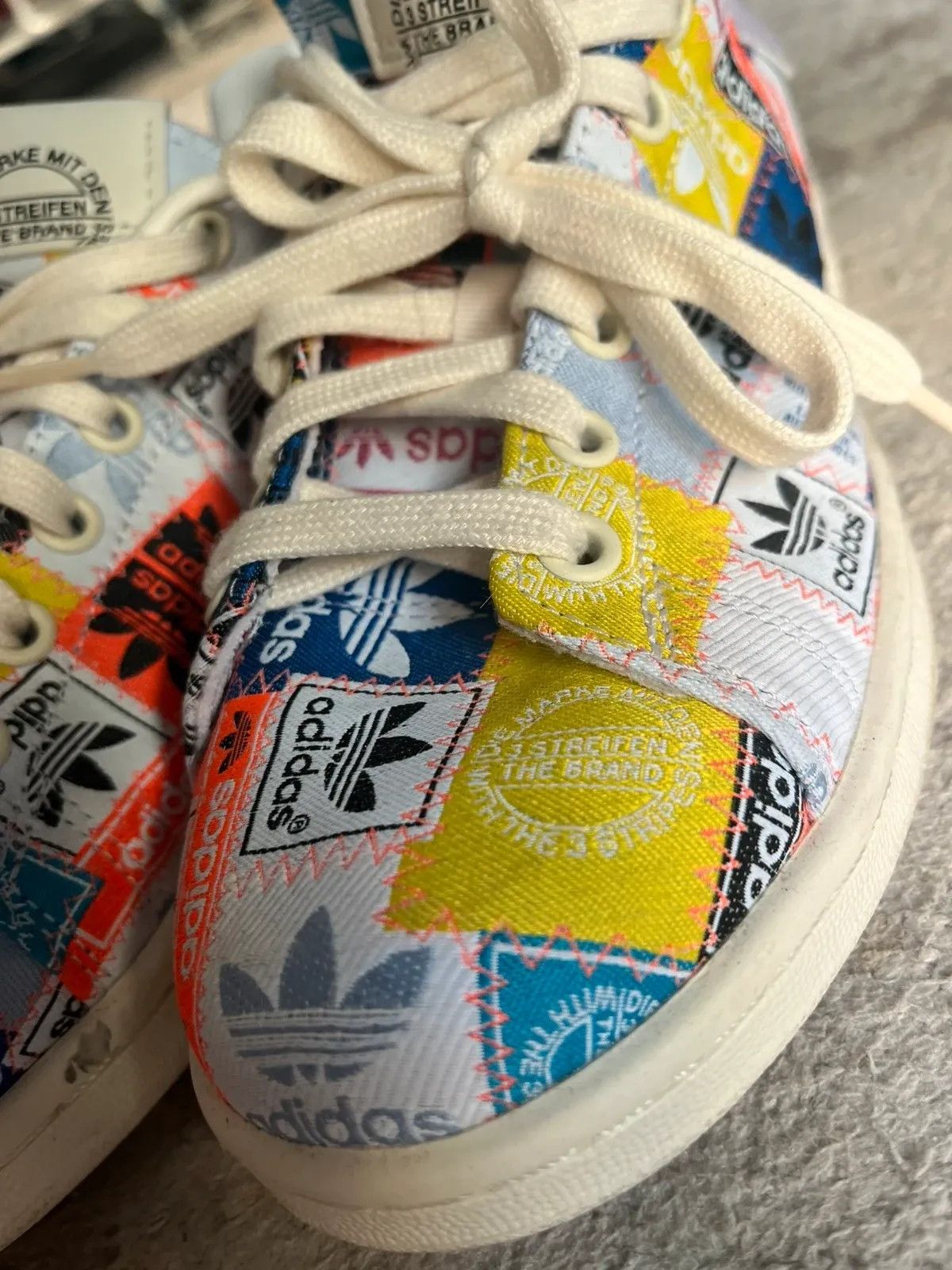 Adidas Adidas Stan Smith Primegreen Sz U 5.5 EUR 36.5 Patchwork Size US 5.5 / IT 35.5 - 9 Thumbnail