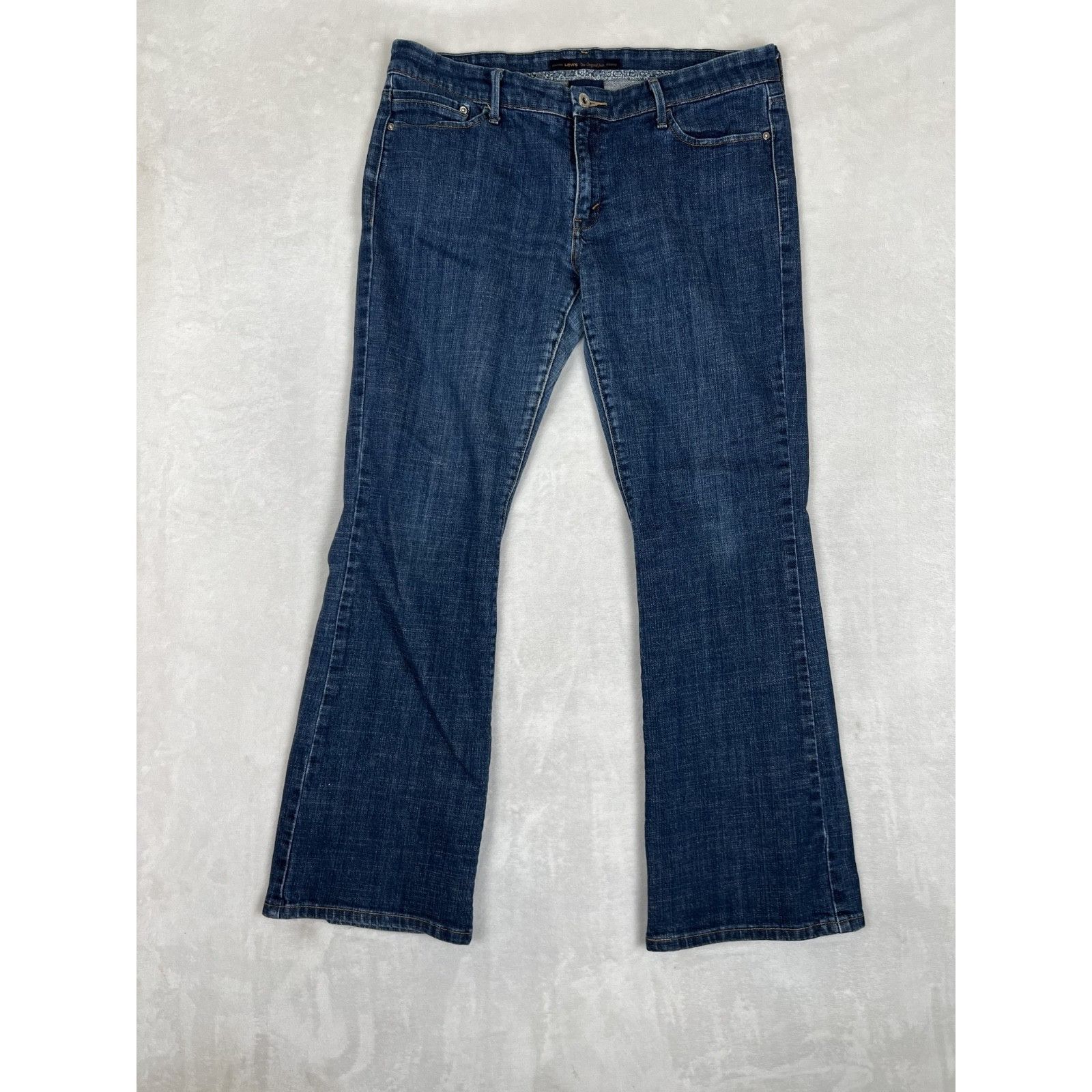 Levi's Vintage Levi's 547 Platinum Flare Blue Denim Jeans Size 14 M Size 34" / US 12 / IT 48 - 2 Thumbnail
