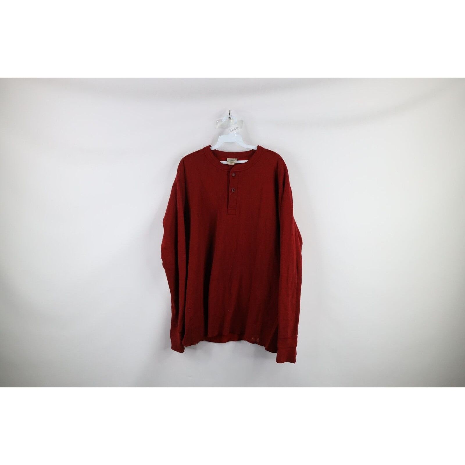 L.L. Bean × Vintage Vintage LL Bean Rivers Driver Long Sleeve Henley T-Shirt Size US L / EU 52-54 / 3 - 1 Thumbnail