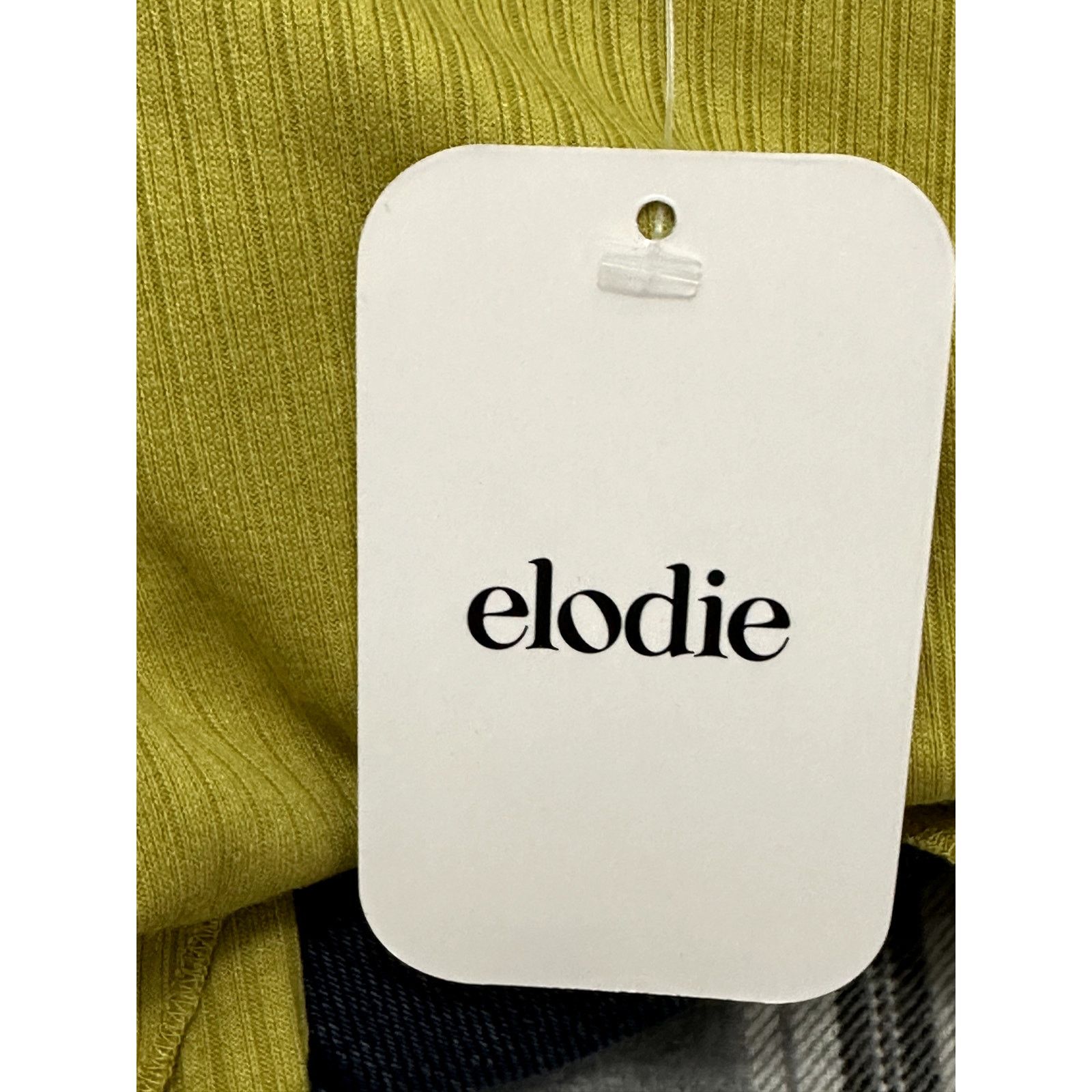 Other Elodie Cardigan Sweater Tie Ribbed Cropped Length Yellow L Size L / US 10 / IT 46 - 7 Thumbnail