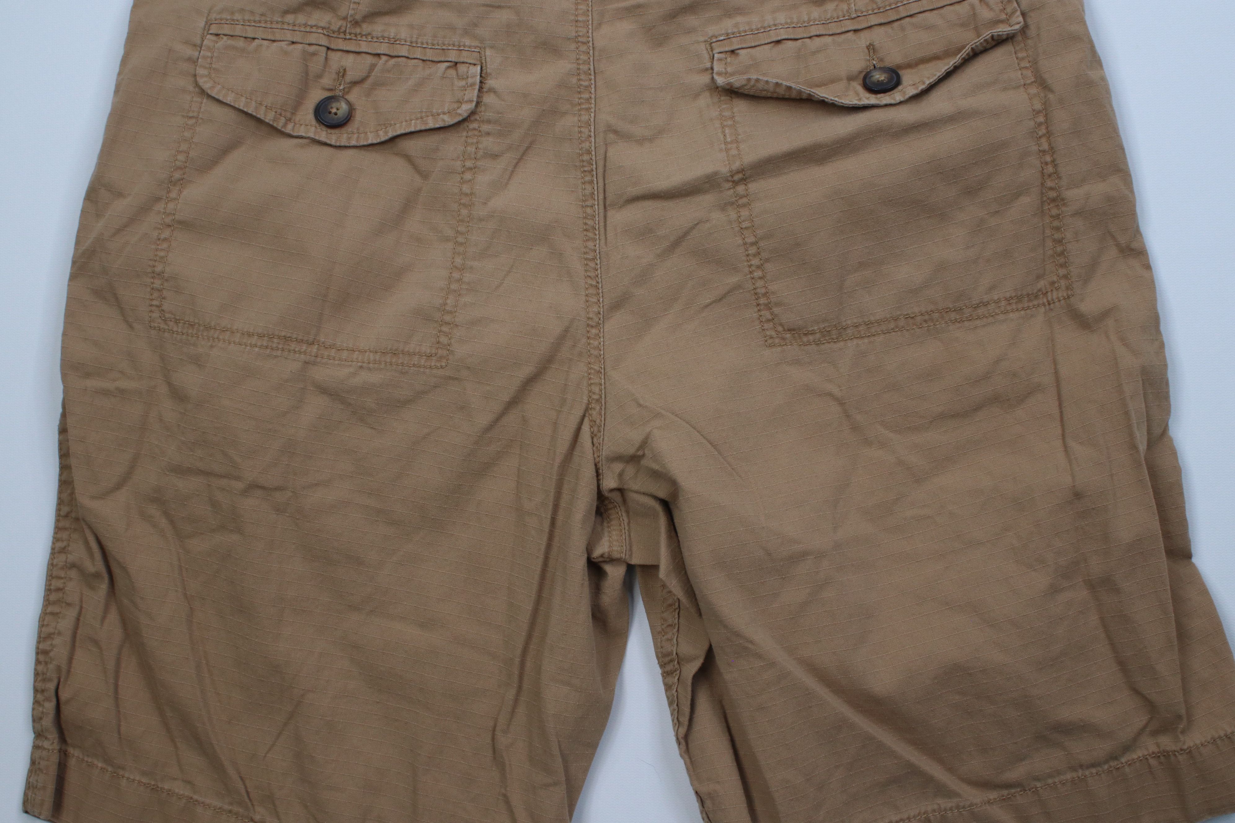 J.Crew Vintage Y2K J Crew Knee Ripstop Utility Shorts Brown Cotton Size US 34 / EU 50 - 10 Thumbnail