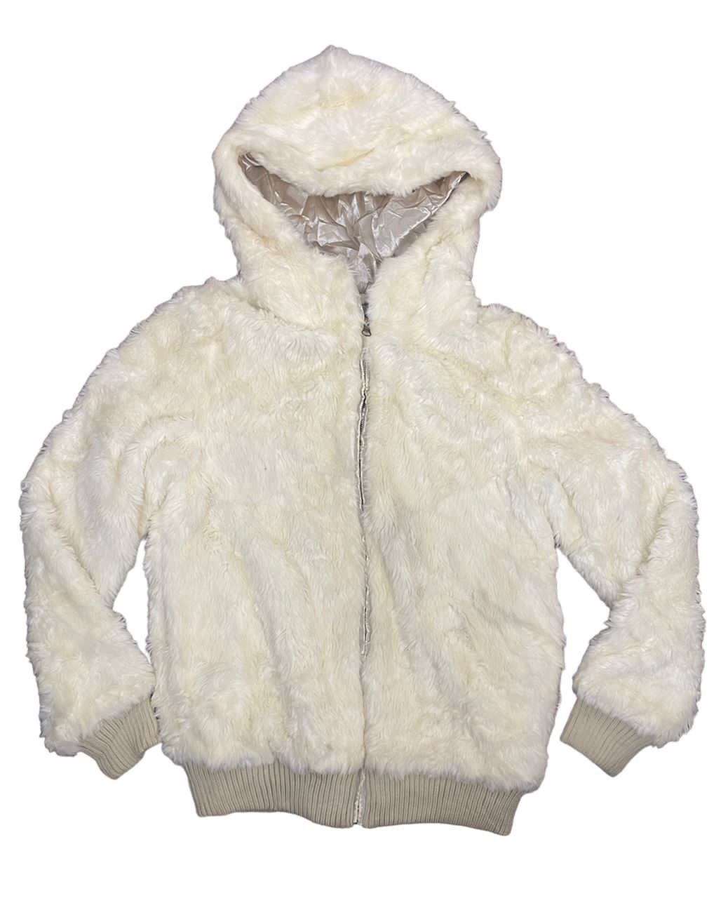 Other Natural couture fur hoodie zipper jacket Size US S / EU 44-46 / 1 - 1 Thumbnail