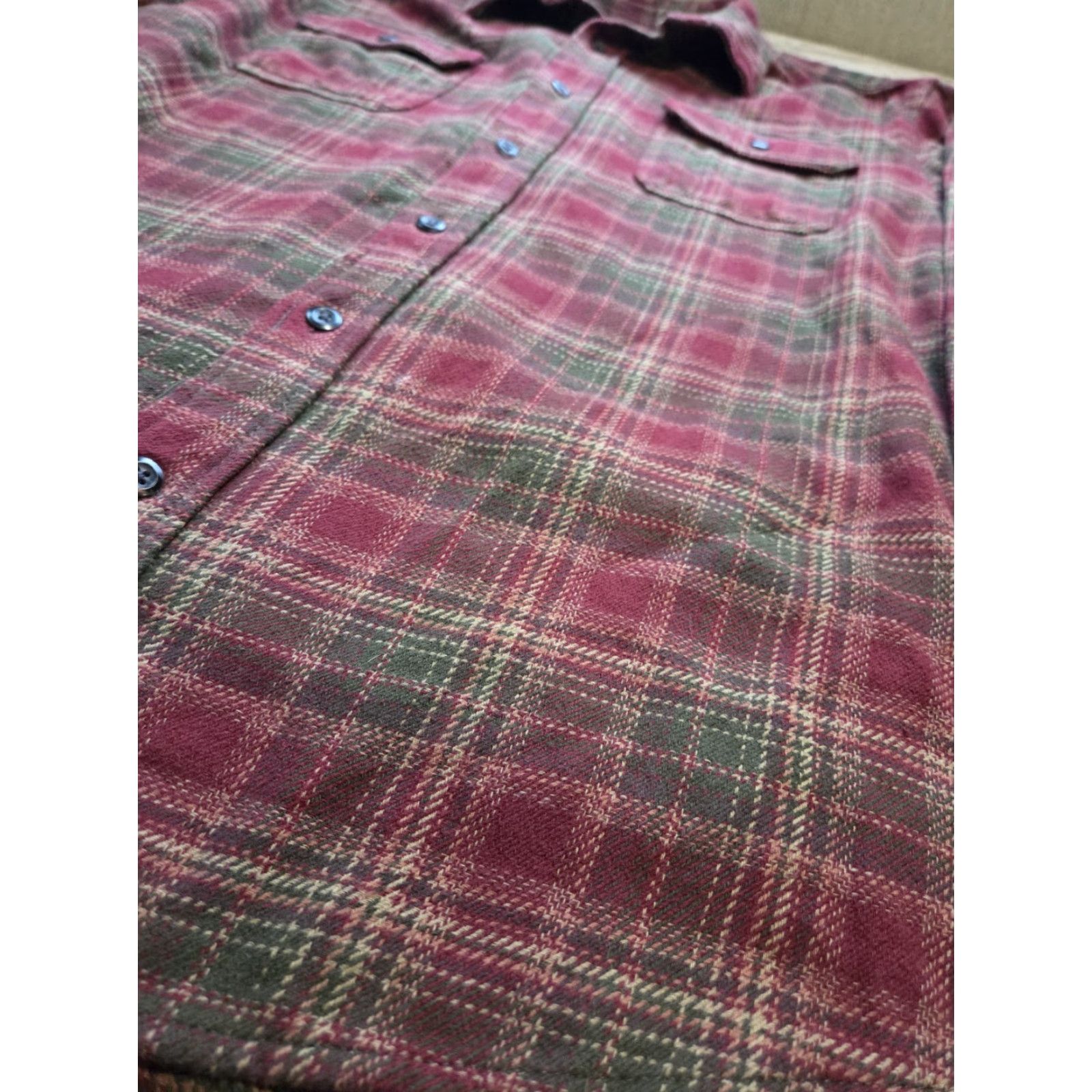 Orvis Orvis Plaid Heavy Flannel Button-Up Shirt Outdoor Workwear 2XL Multicolor Long Sleeve Mens Size US XXL / EU 58 / 5 - 2 Thumbnail