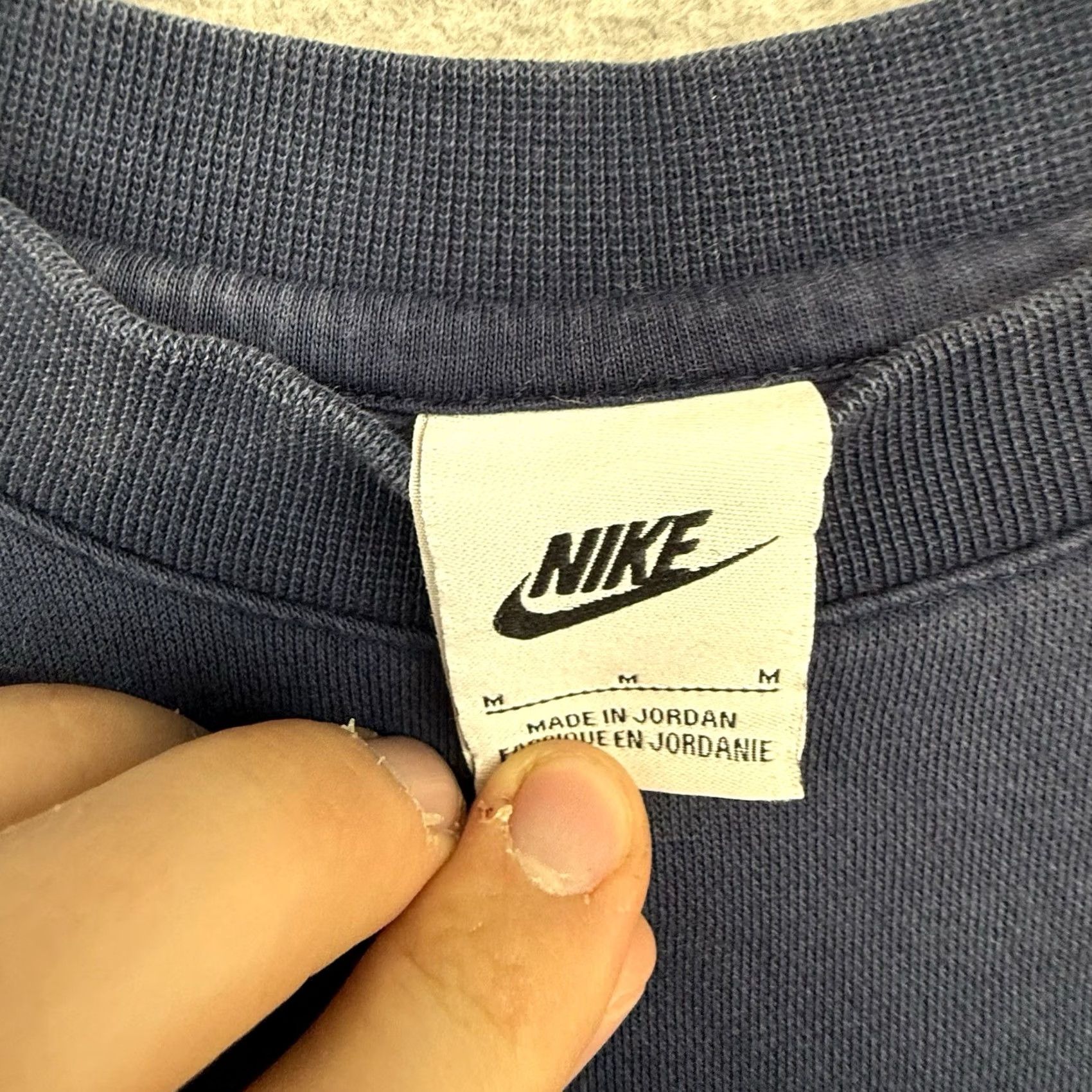 Nike Nike Sportswear Club Fleece Crewneck Logo Sweatshirt Men M Blue BV2662 Size US M / EU 48-50 / 2 - 4 Thumbnail