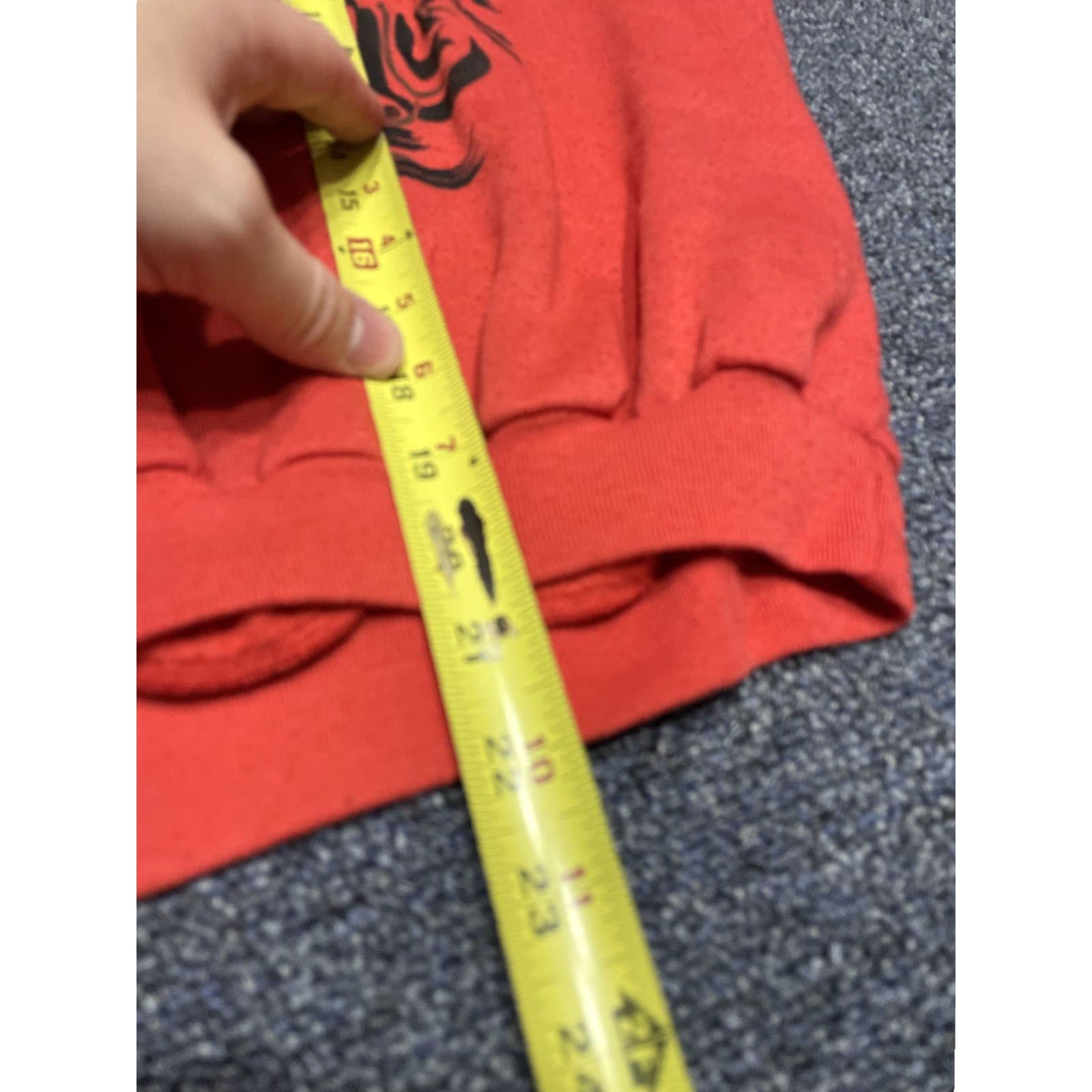 Vintage VINTAGE Face Sweatshirt 80s Crew Neck M Womens Red Pullover Activewear Size M / US 6-8 / IT 42-44 - 3 Thumbnail