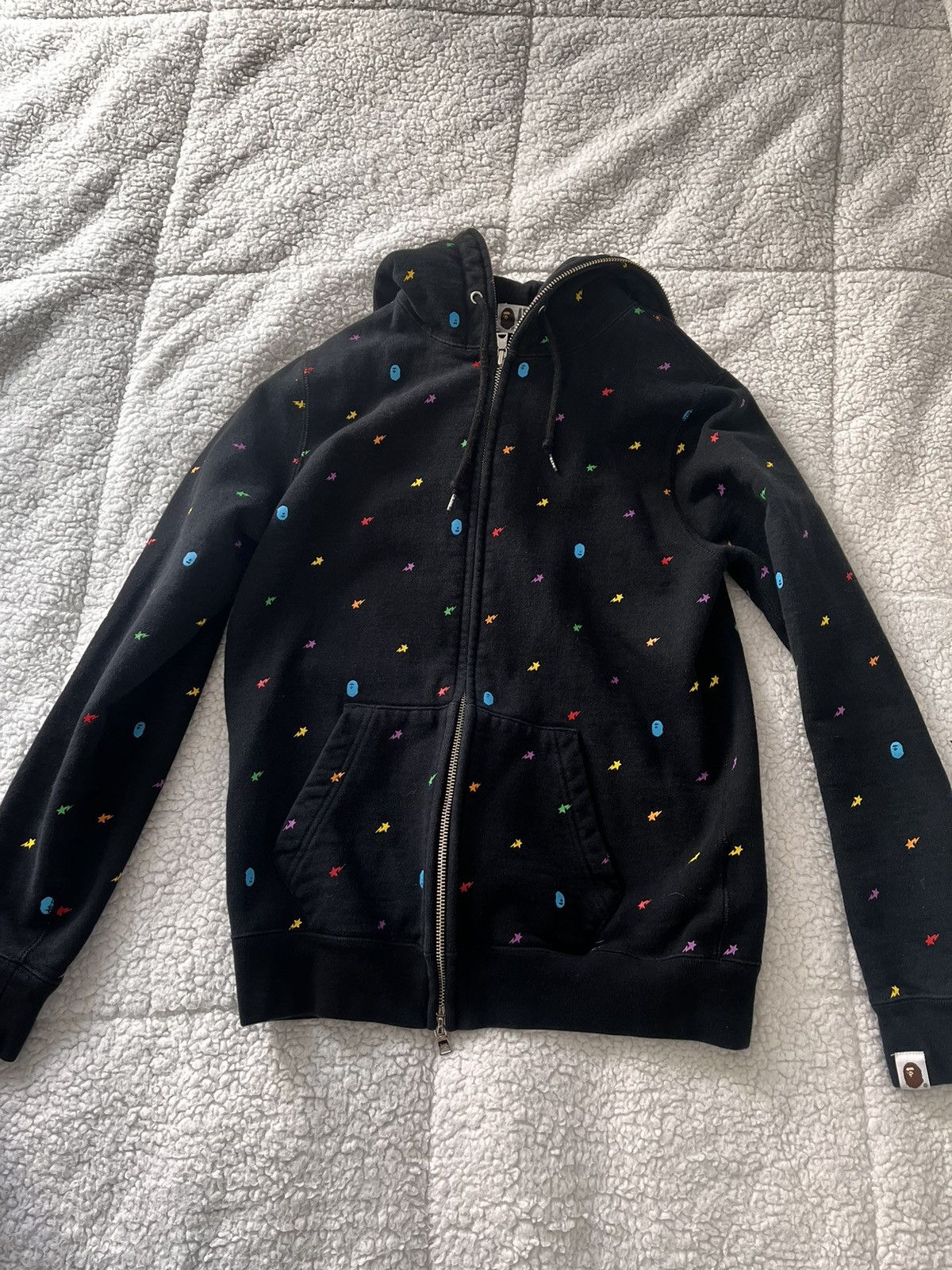 Image of Bape Hoodie in Black, Women's (Size Small)