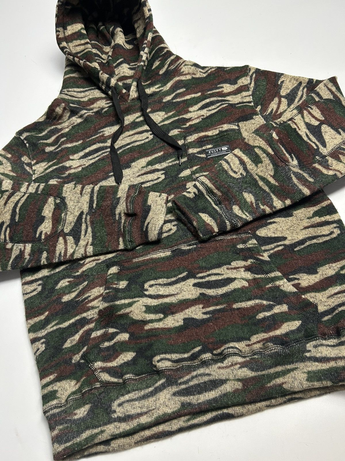 Rusty RUSTY PULL OVER CAMOUFLAGE HOODIE JACKET Size US L / EU 52-54 / 3 - 2 Thumbnail