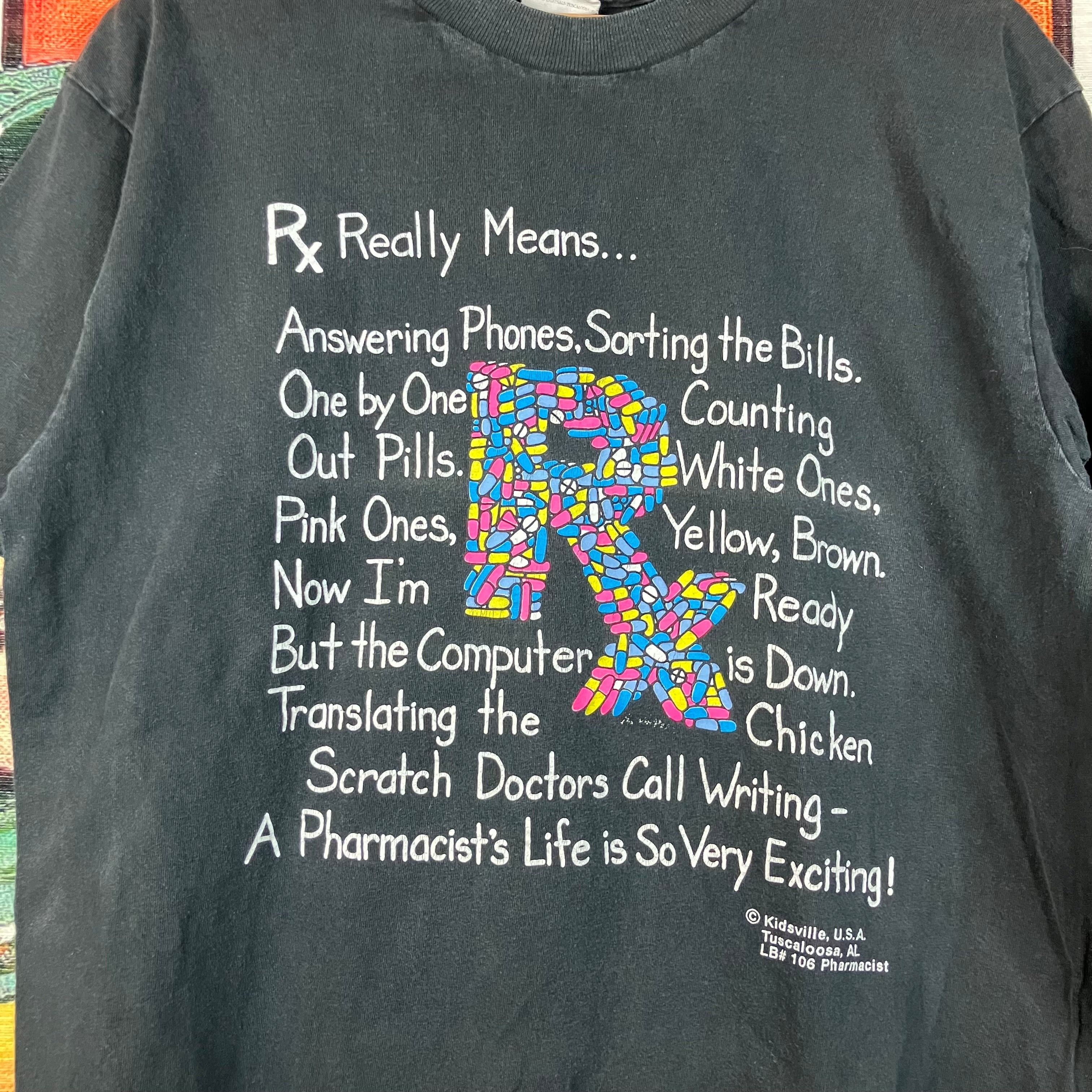 Vintage Vintage 90s Pharmacist Tee Size L Size US L / EU 52-54 / 3 - 5 Thumbnail