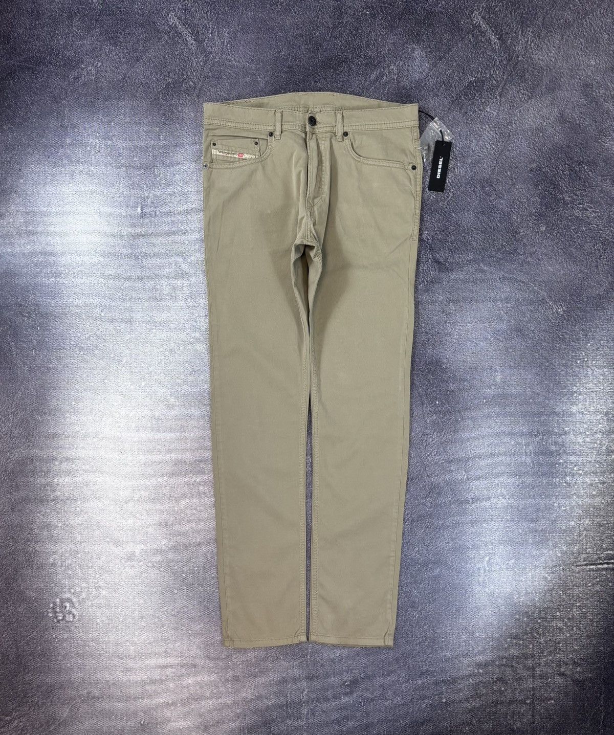 Diesel Diesel NWT Men’s Sand Beige Slim Fit Stretch Chino Pants Size US 30 / EU 46 - 1 Thumbnail