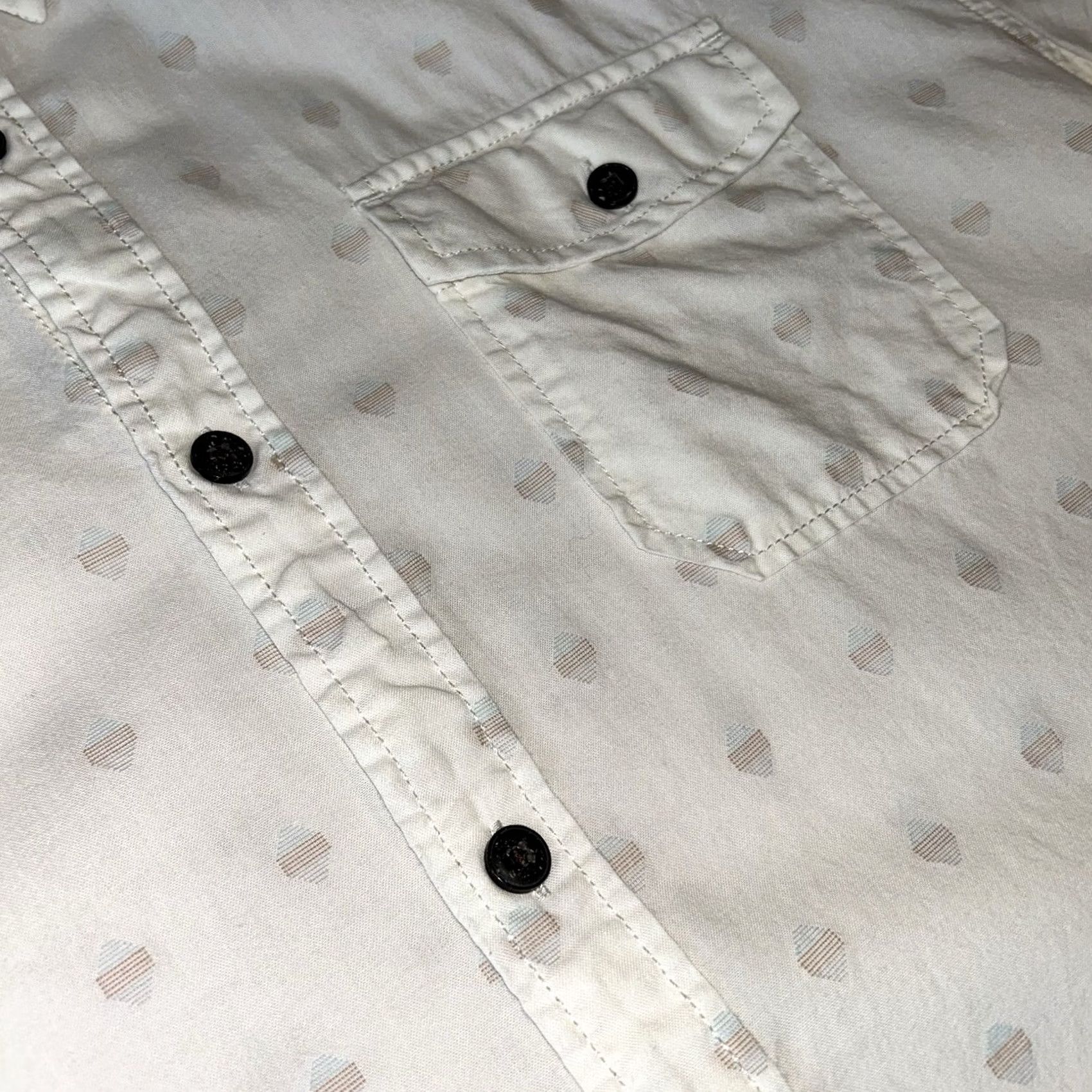 Howler Brothers VINTAGE Howler Bros San Gabriel Button Up Ivory Shirt Short Sleeve Men's XL Size US XL / EU 56 / 4 - 3 Thumbnail
