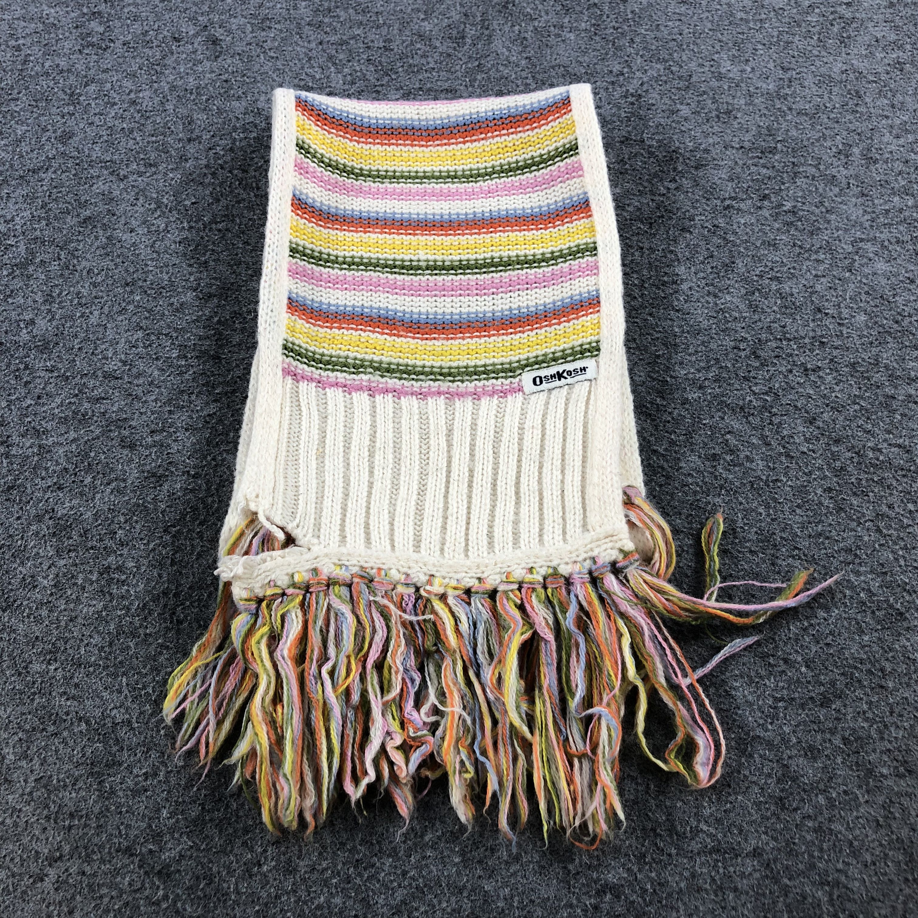 Oshkosh Oshkosh Wool Scarf Muffler V621 Size ONE SIZE - 2 Thumbnail