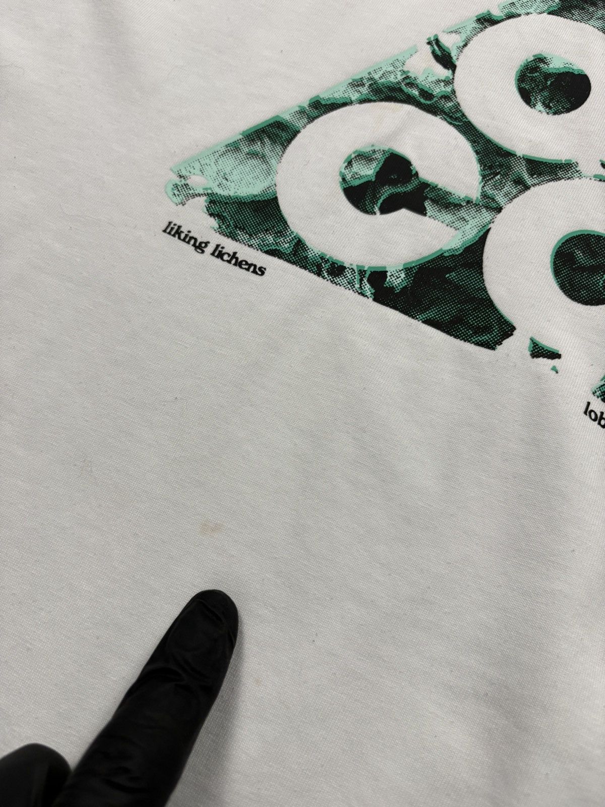 Nike ACG Nike ACG Big Logo Liking Liches Graphic T-Shirt White Medium Size US M / EU 48-50 / 2 - 11 Thumbnail