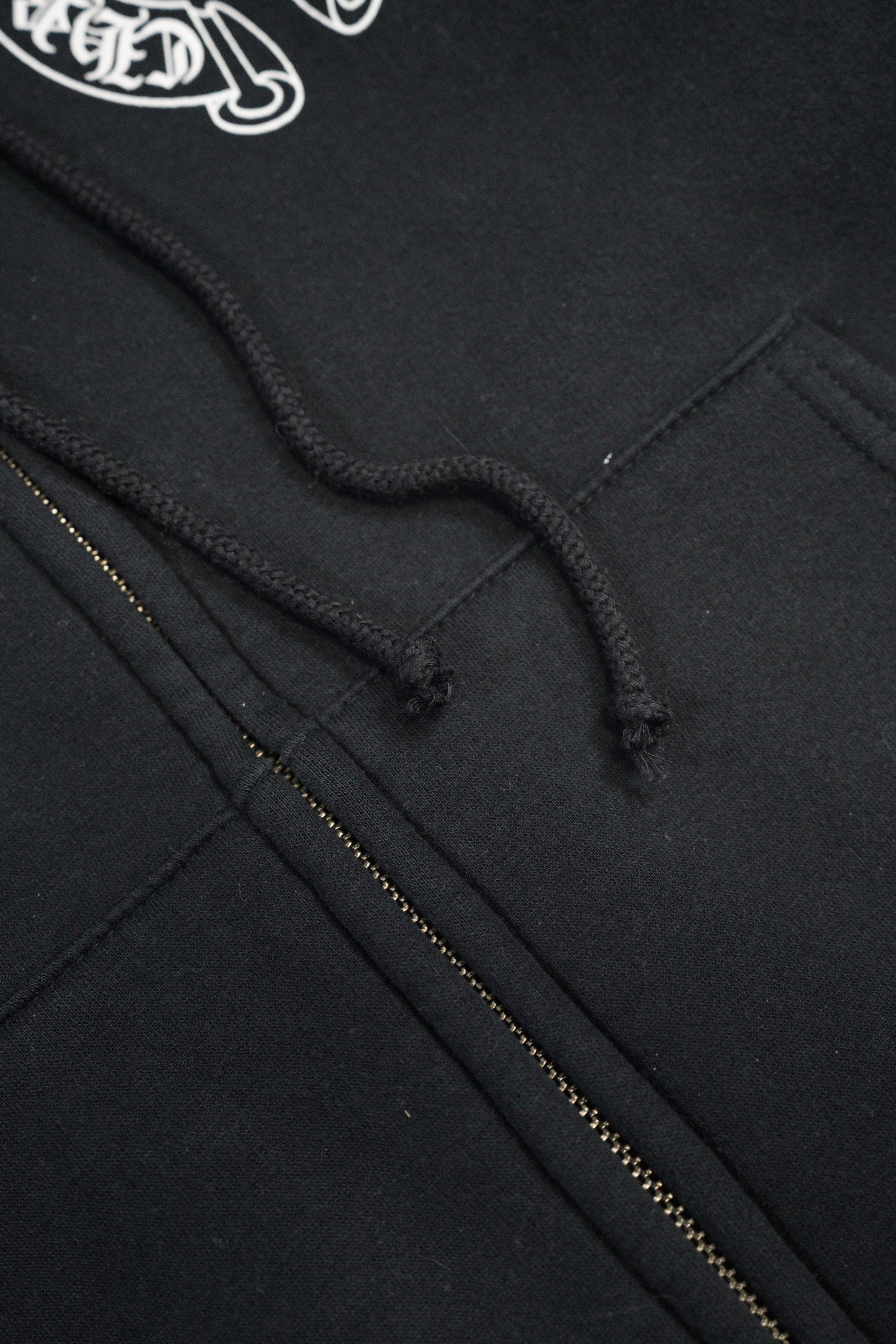Chrome Hearts Chrome Hearts Vintage Srcoll Logo Waffle Cross Zip-Up Hoodie Size US S / EU 44-46 / 1 - 5 Thumbnail
