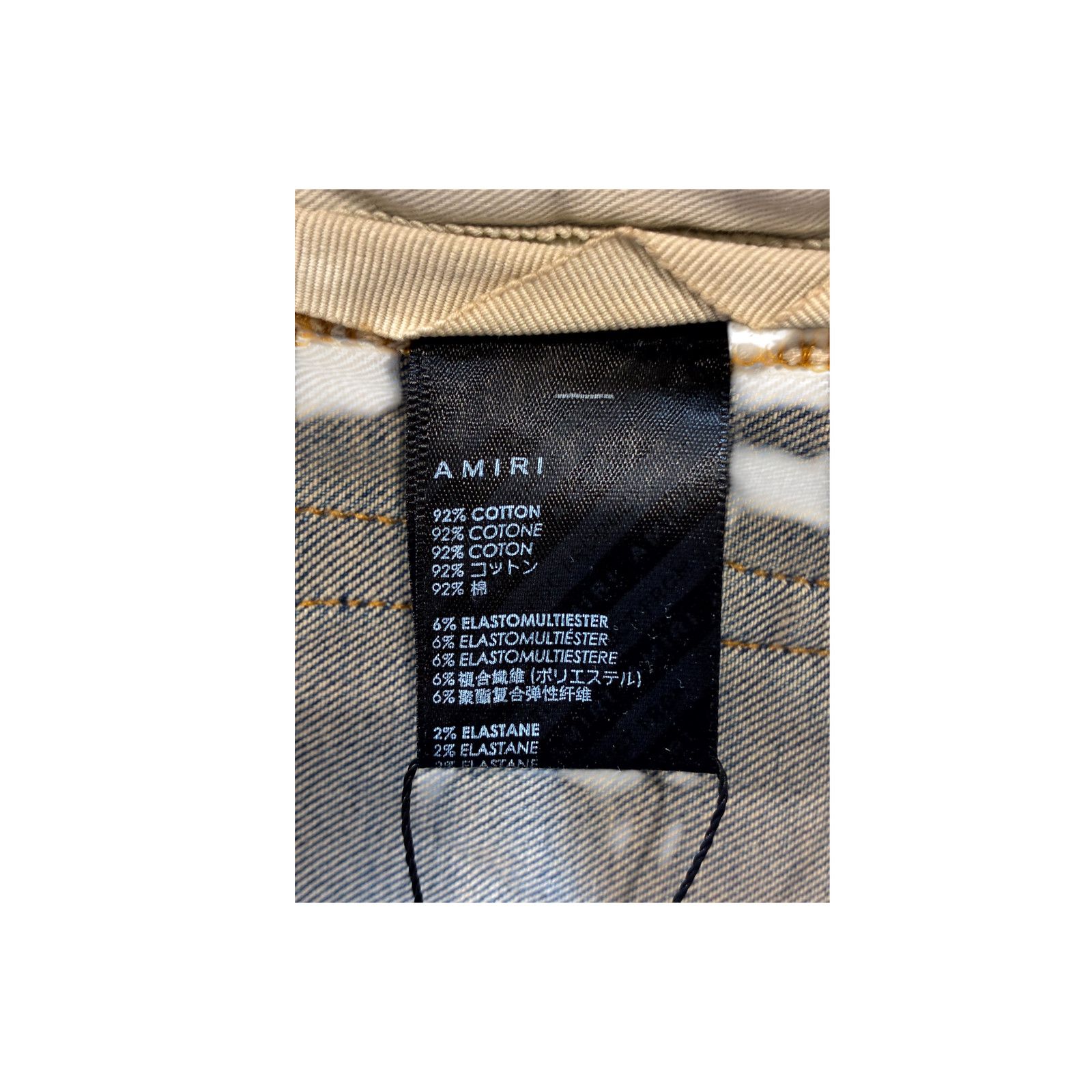 Amiri Amiri MX2 Camo Patch Light Wash Jeans Size US 34 / EU 50 - 5 Thumbnail